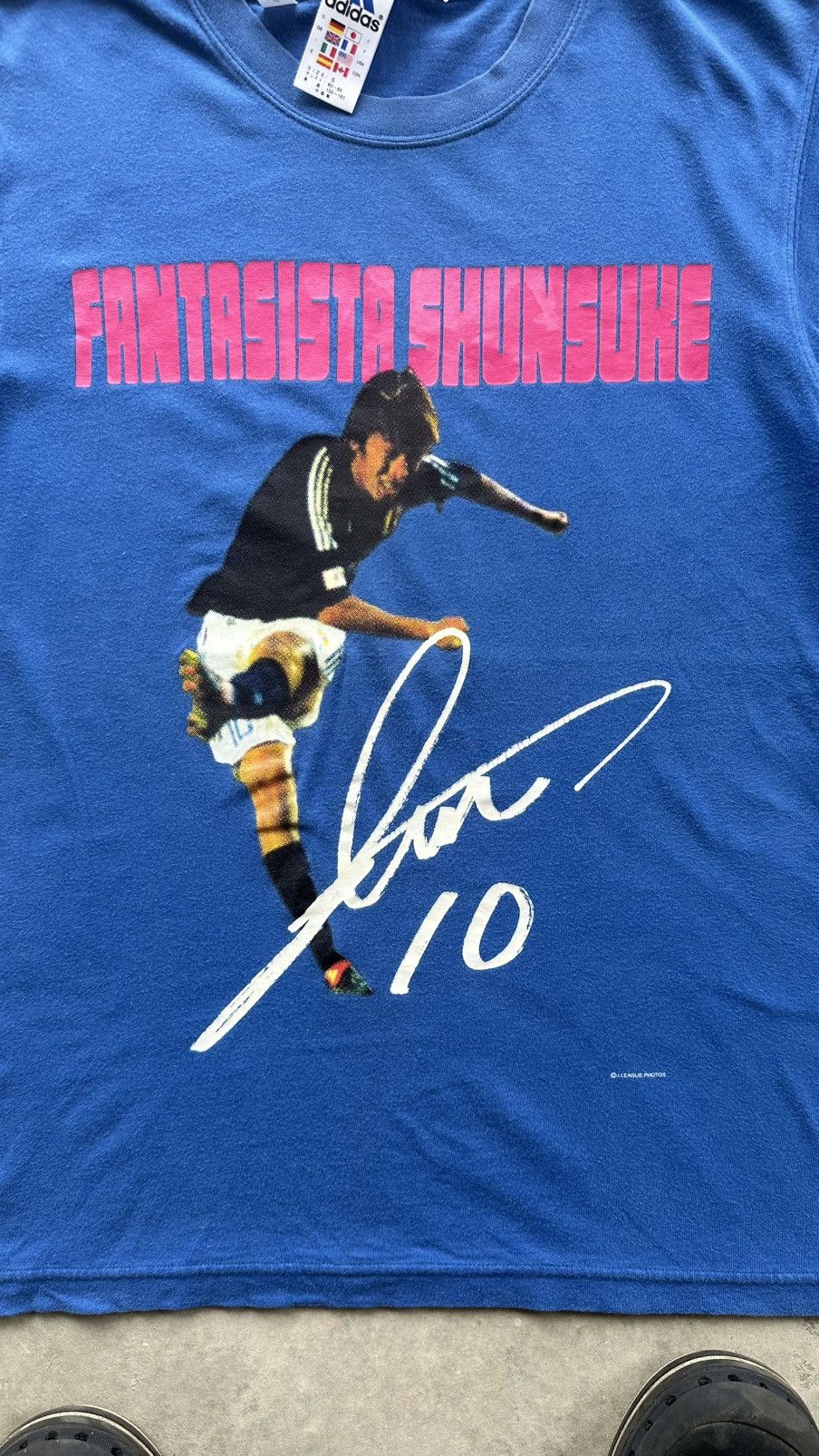 Adidas × Japanese Brand × Vintage VINTAGE ADIDAS JAPAN FANTASISTA SHUNSUKE NAKAMURA TEE Size US M / EU 48-50 / 2 - 2 Thumbnail