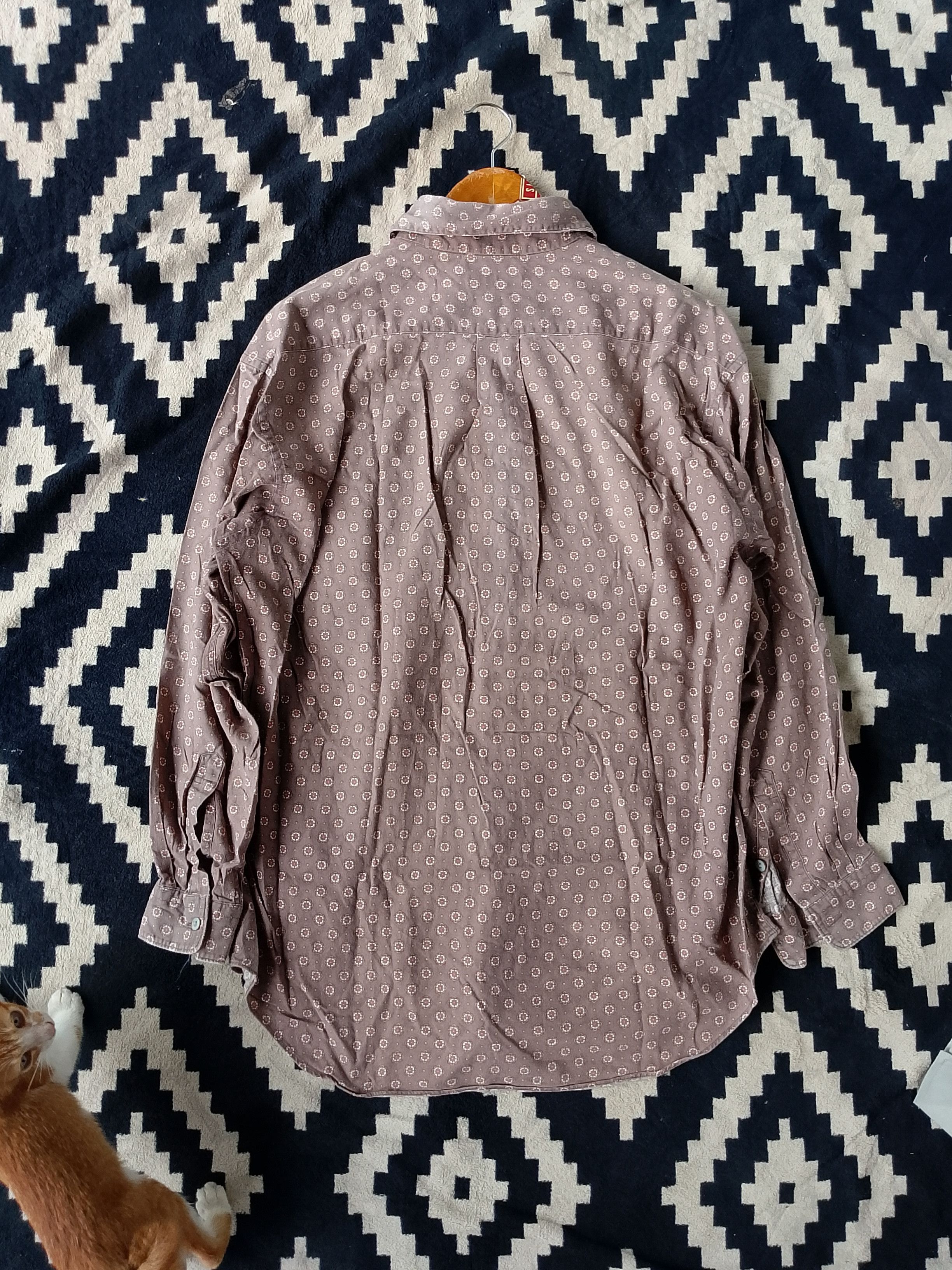 Hiroko Koshino Homme Vintage Hiroko Koshino Homme Paisley Avantgarde Shirt Size US XL / EU 56 / 4 - 5 Thumbnail