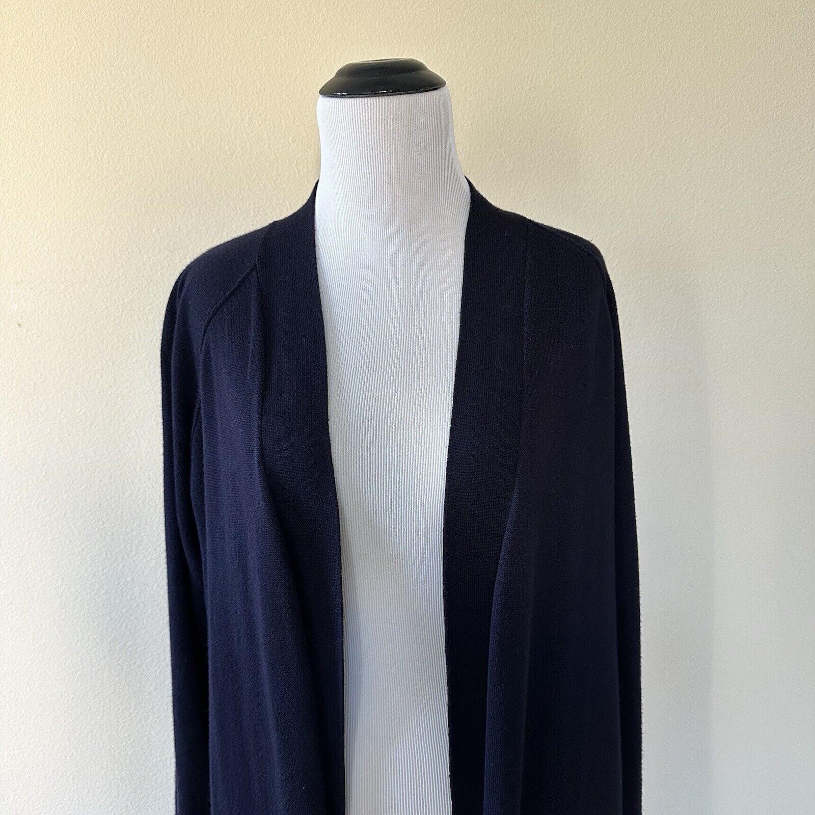 Other Long Open Front Navy Cardigan Long Sleeves Verve Ami Small Size S / US 4 / IT 40 - 2 Thumbnail