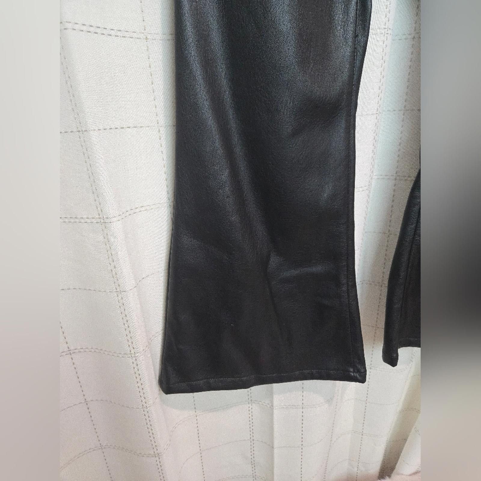 Designer Arula Pleather Pants Size 32" / US 10 / IT 46 - 4 Thumbnail