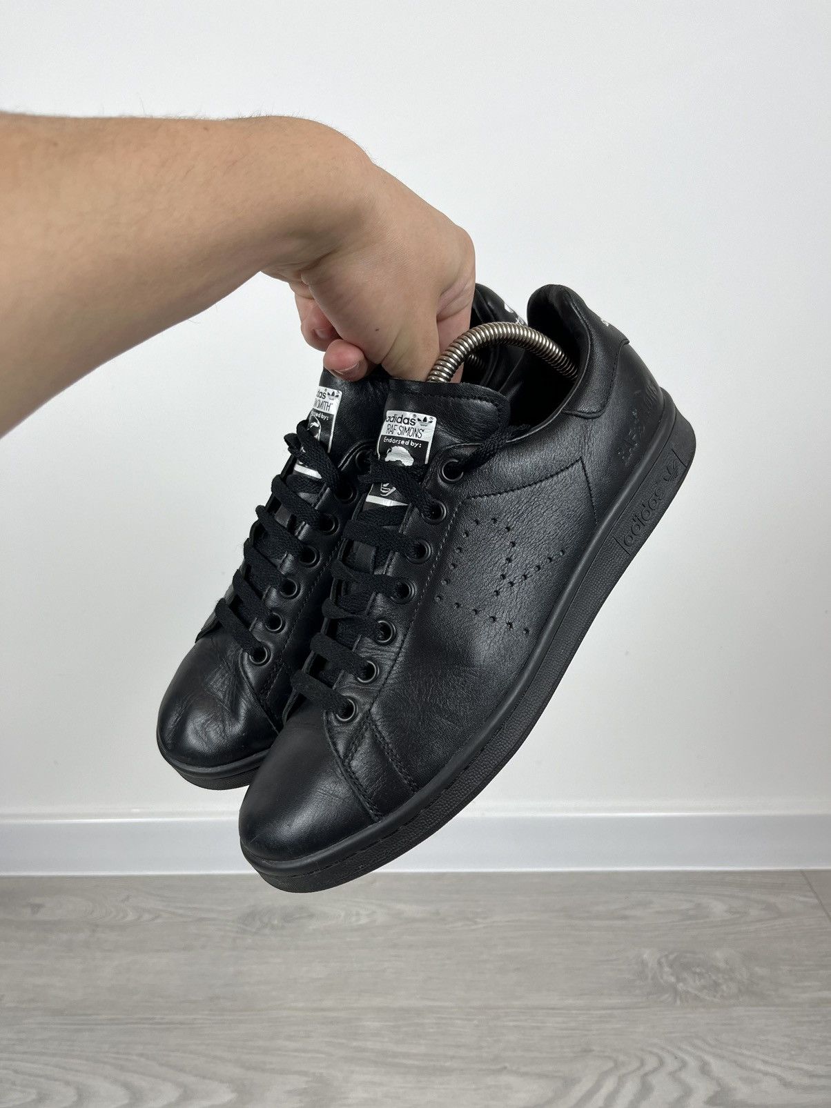 Adidas  Raf Simons  Streetwear Adidas Stan Smith Raf Simons 2017 Black  Shoes Sneakers | Grailed