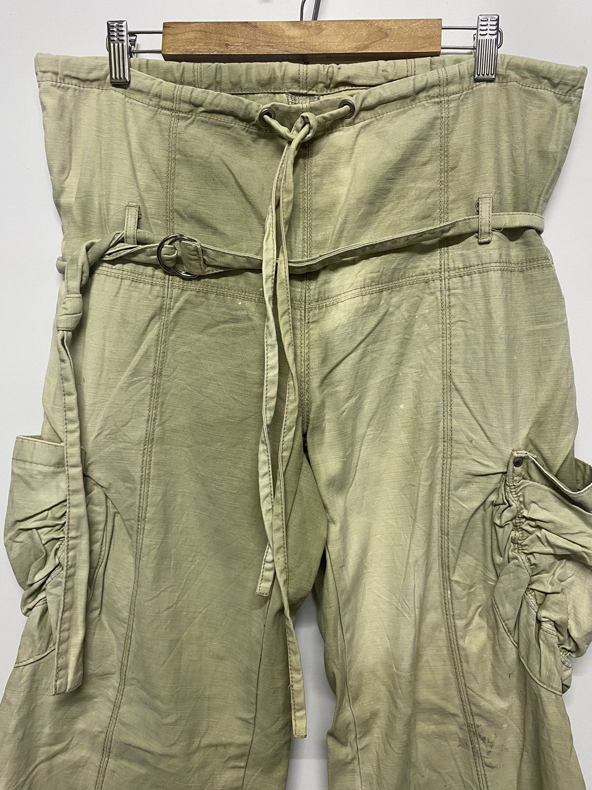 Designer × Japanese Brand Double Standard Clothing Women’s Cargo Multi Pocket Pants Size 36" / US 14 / IT 50 - 7 Thumbnail