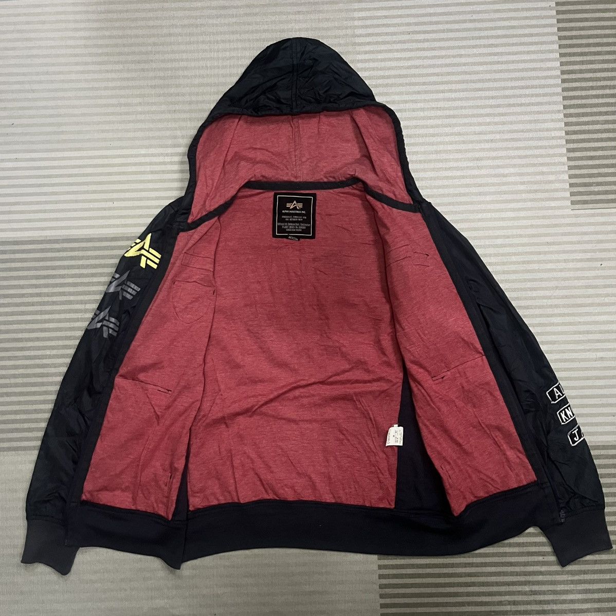 Alpha Industries Alpha Industries Navy Blue Hooded Light Jacket Size M Size US M / EU 48-50 / 2 - 4 Thumbnail