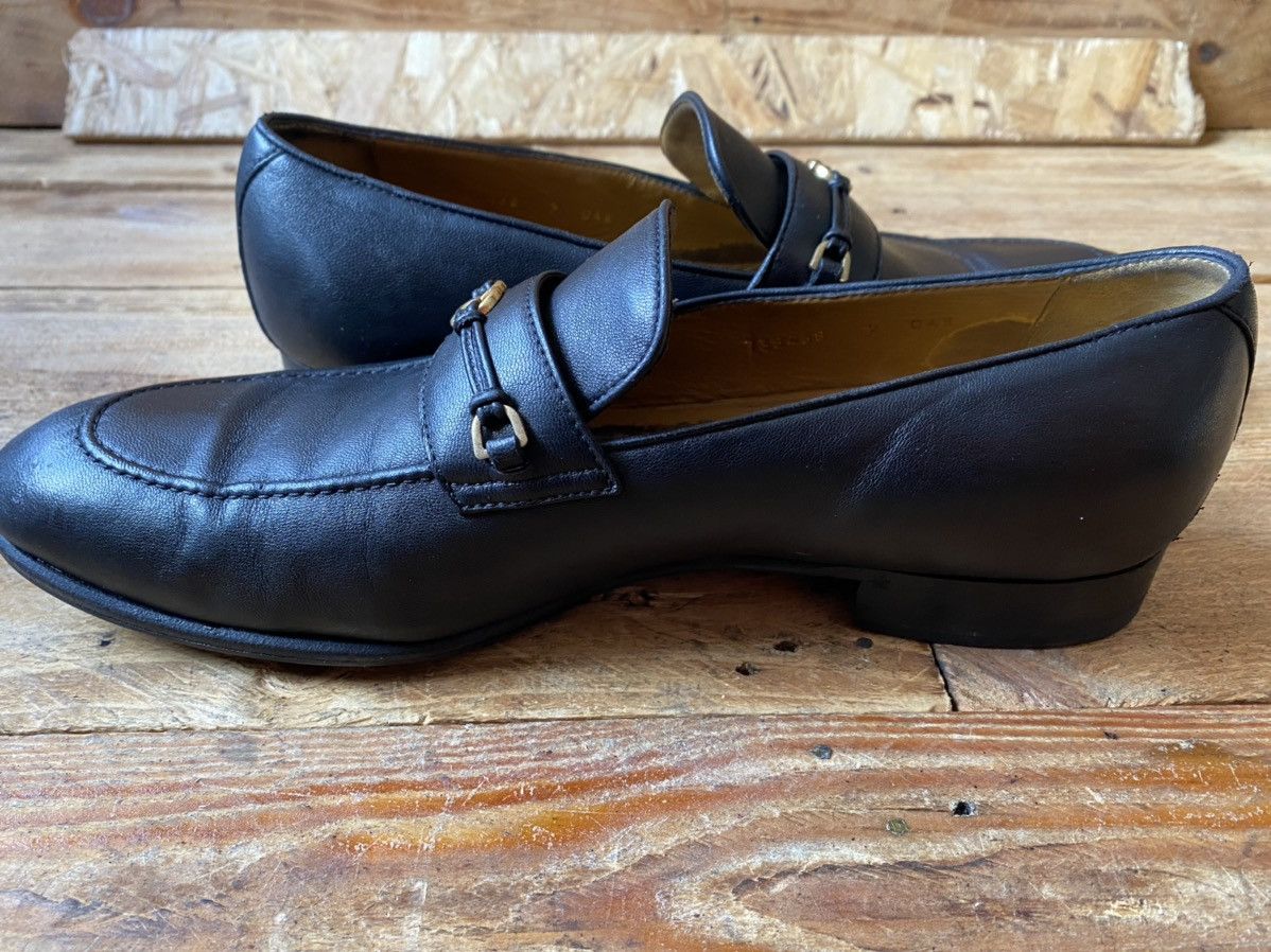Gucci Gucci horsebit GG logo black leather loafers uk sz 9 US10 Size US 10 / EU 43 - 11 Thumbnail