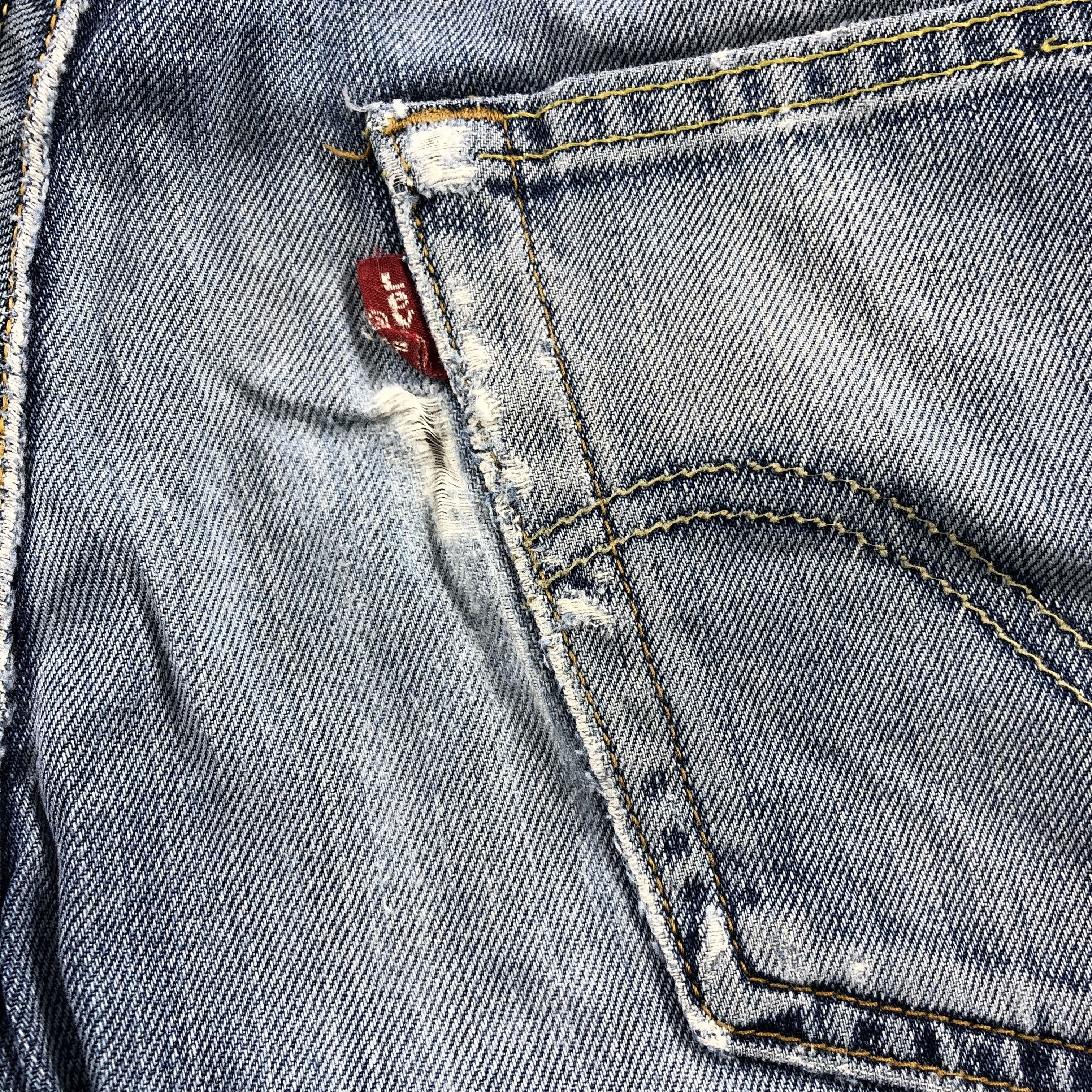 Levi's Vintage Blue Wash Levis 501 Jeans-JM2657 Size US 32 / EU 48 - 6 Thumbnail