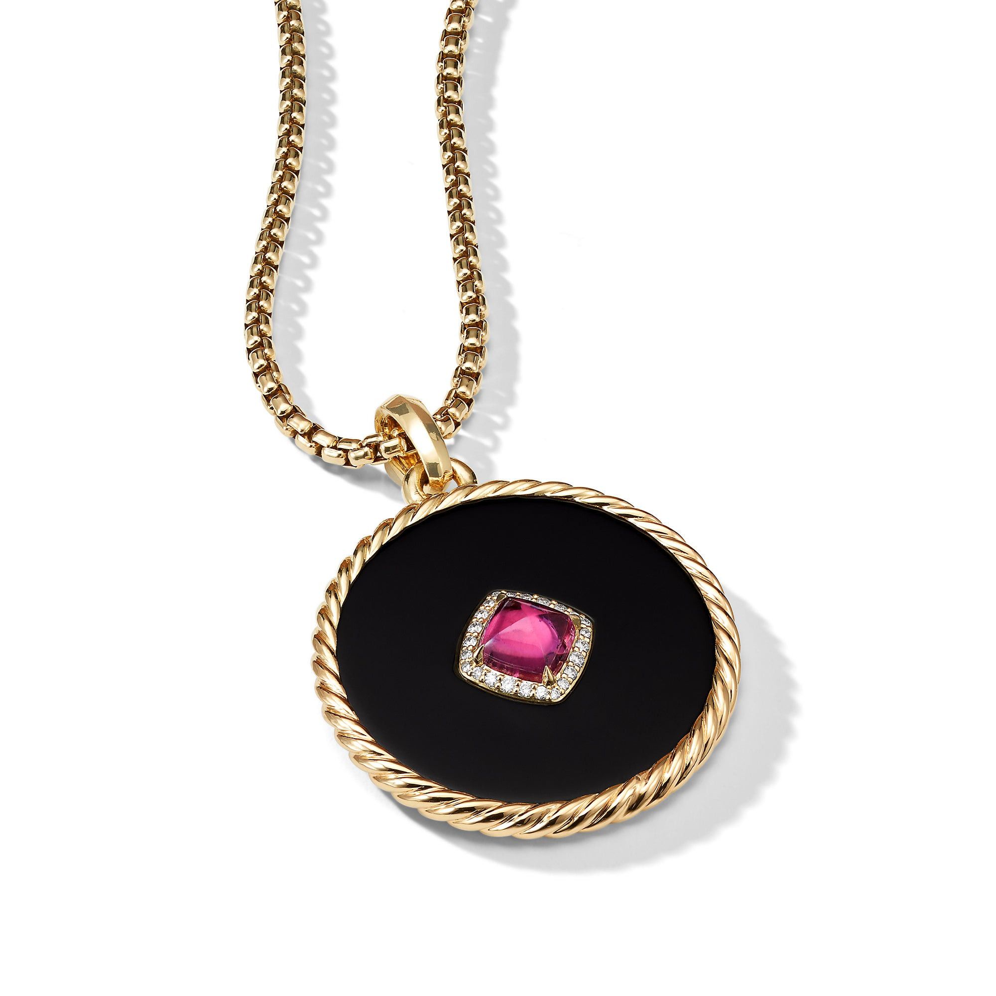 David Yurman o1w1db10525 D17028D Pendant in 18K Gold with Black Onyx Size ONE SIZE - 3 Thumbnail