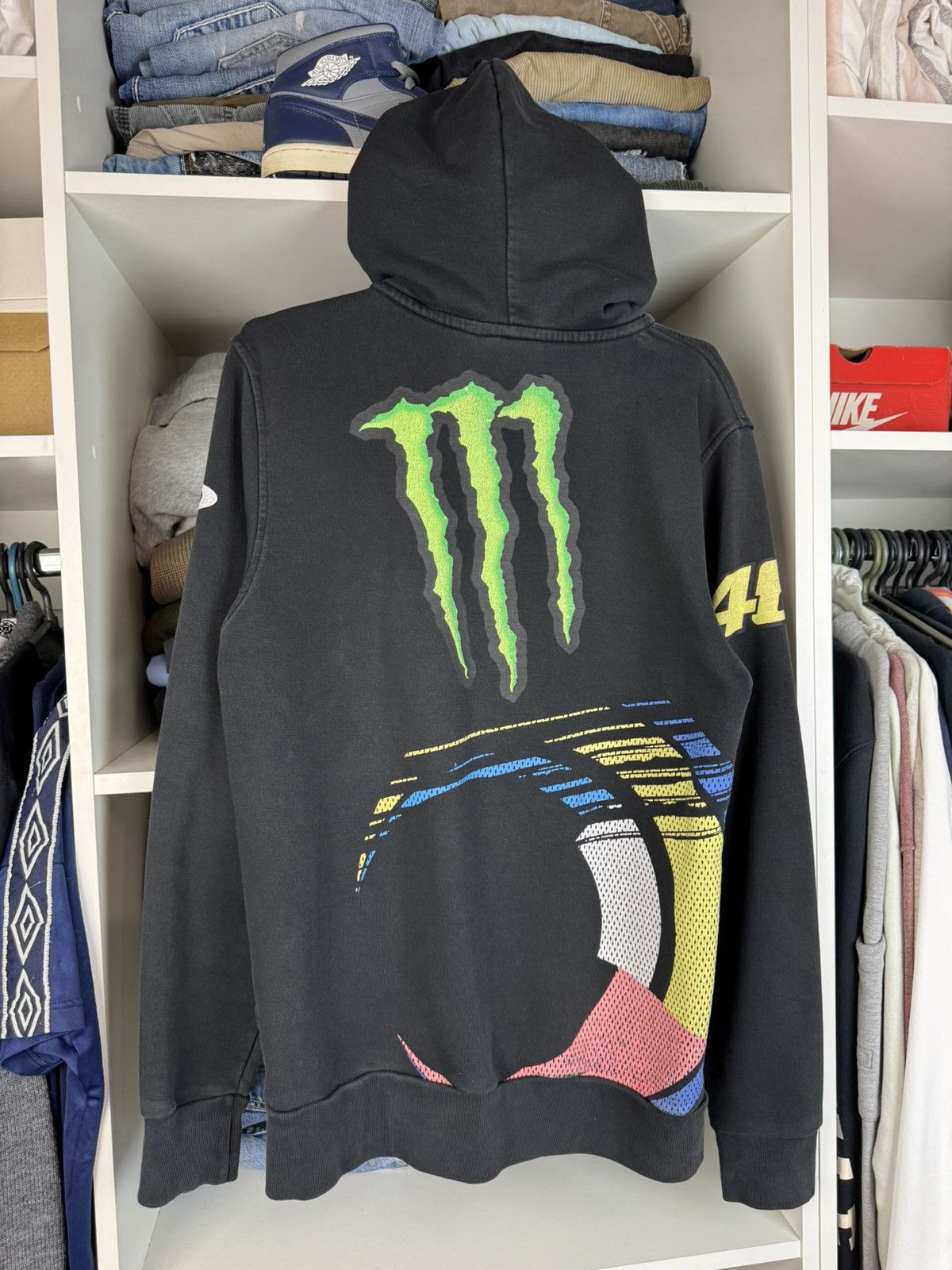 Other VR46 Valentino Rossi Monster Energy Zip Hoodie Size US S / EU 44-46 / 1 - 16 Thumbnail