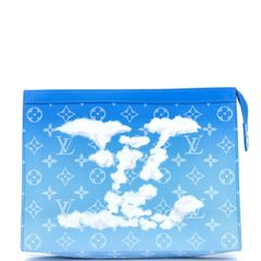 Louis Vuitton Blue Sky Clouds Polo Shirt - Tagotee