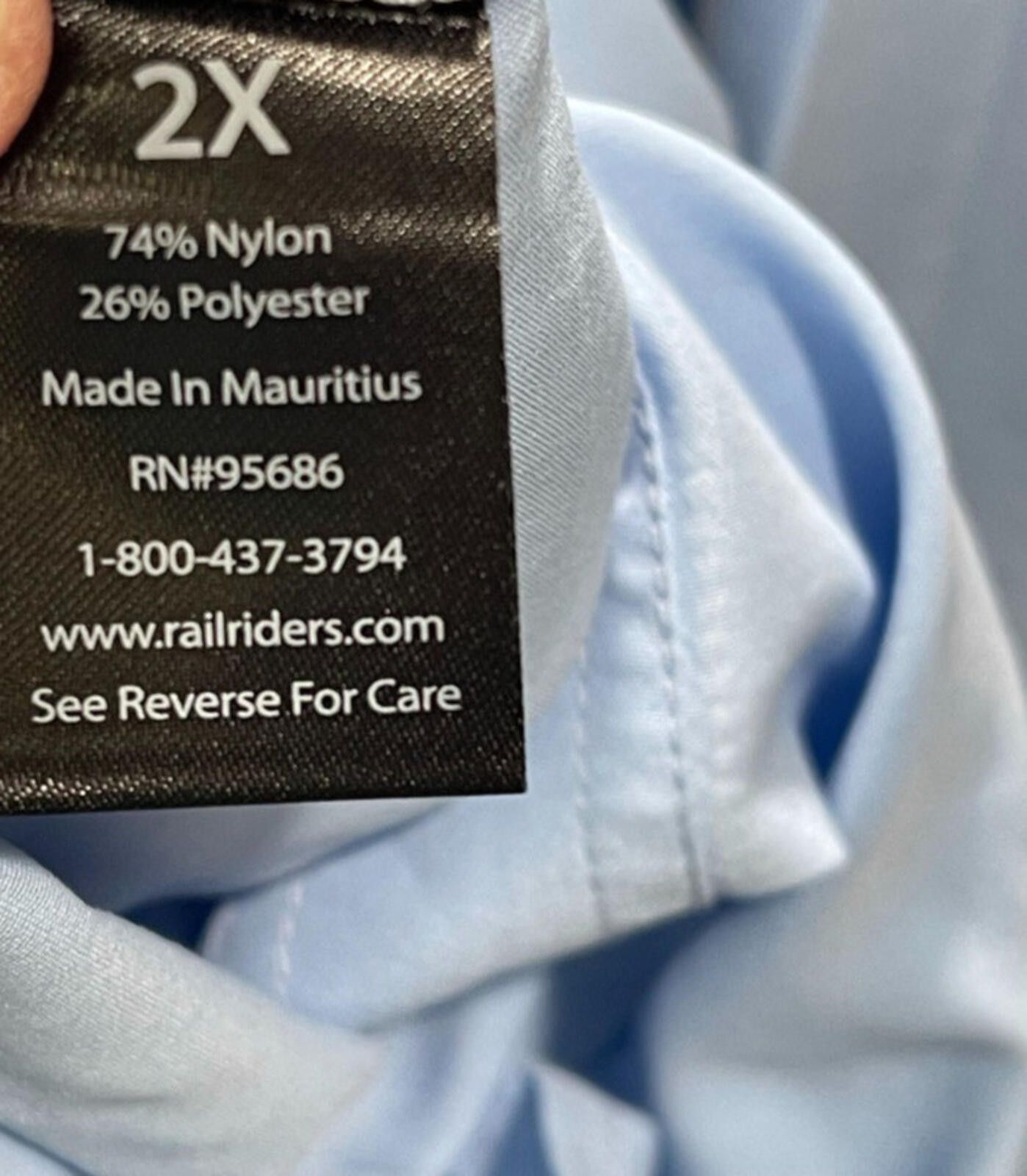 Other RailRiders Explorer Shirt NWT XXL 2XL Ocean Breeze BBM13055 Size US XXL / EU 58 / 5 - 8 Thumbnail