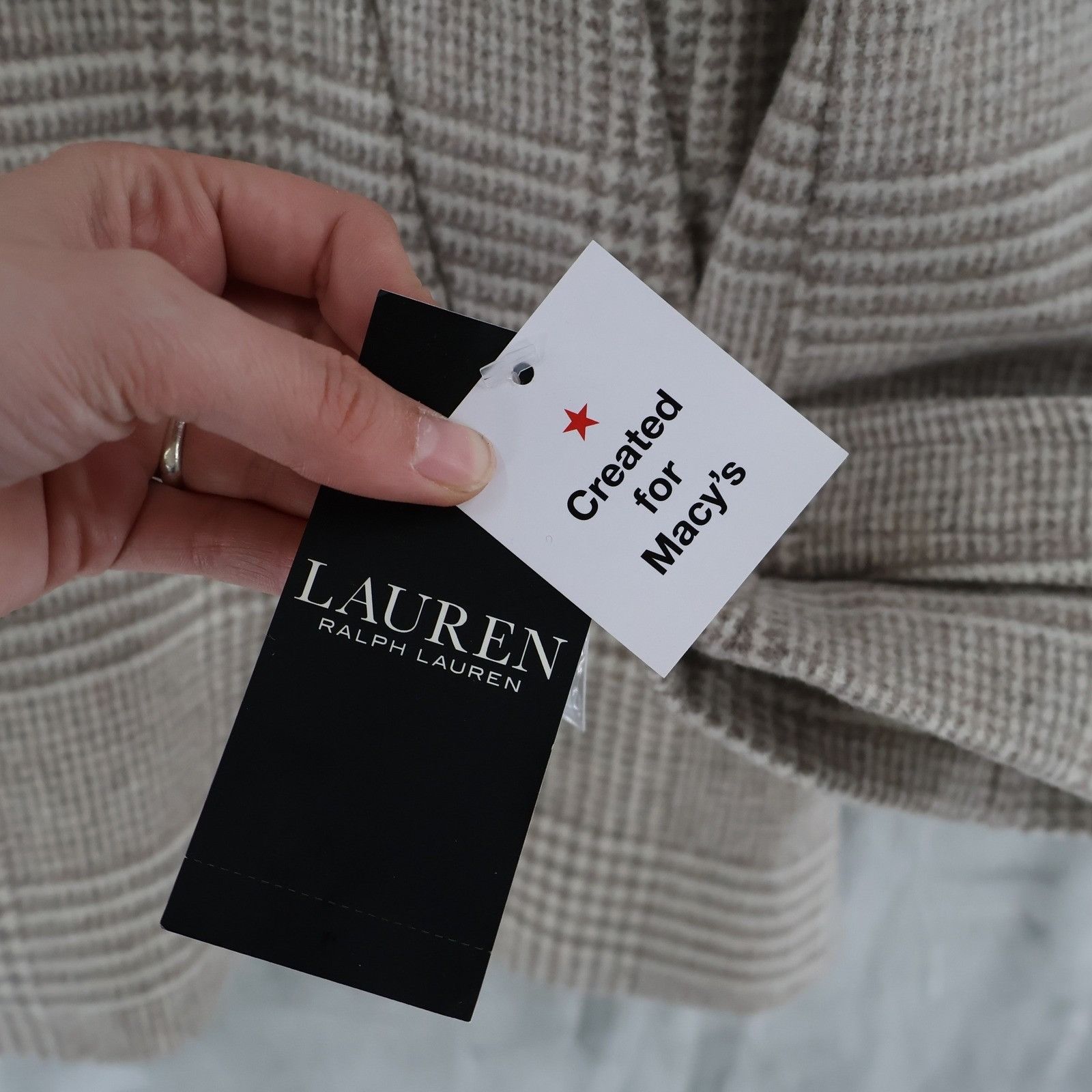 Lauren Ralph Lauren Lauren Ralph Lauren Houndstooth Wool Blend Coat Women 14 NWT Size XL / US 12-14 / IT 48-50 - 11 Thumbnail