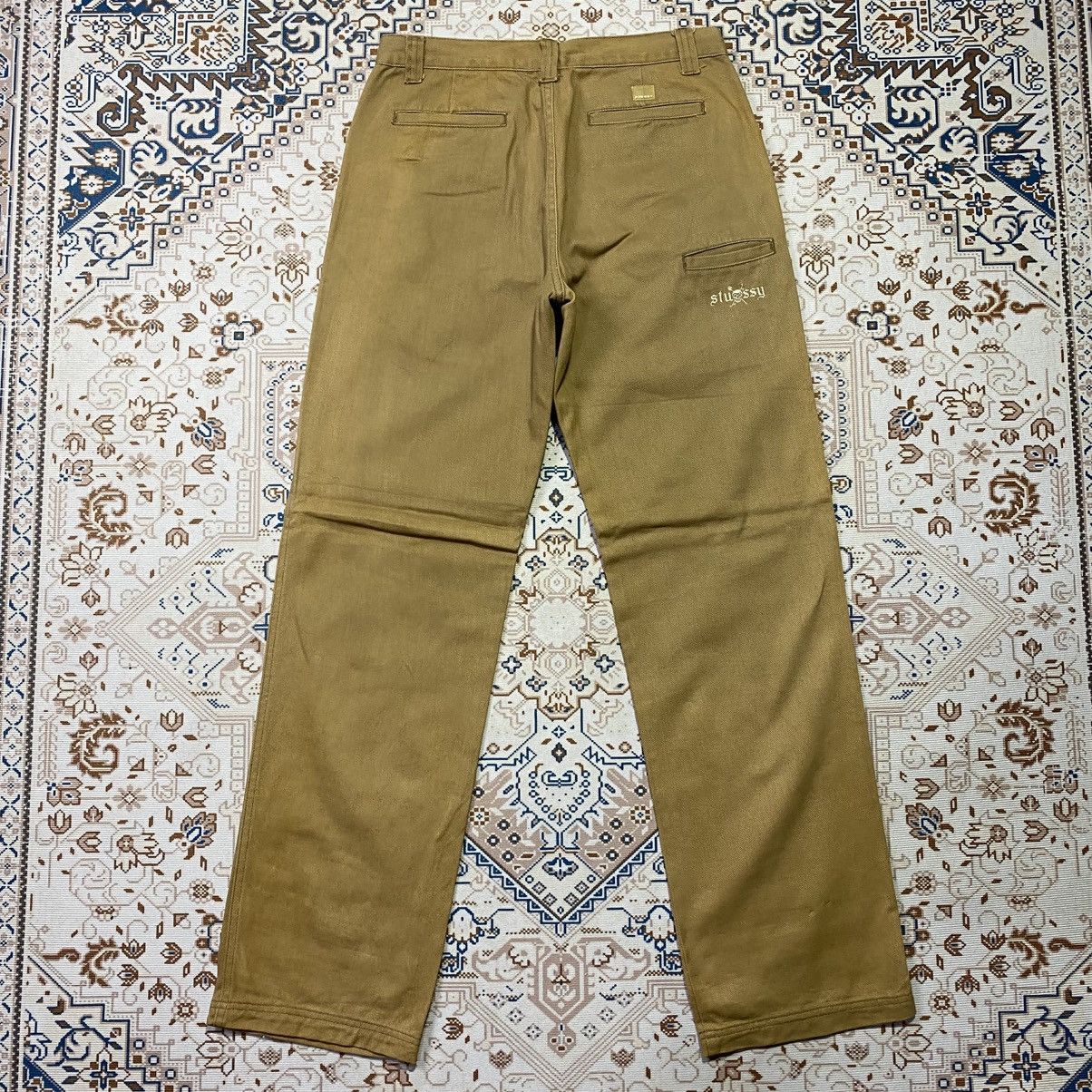 Stussy × Vintage VTG STUSSY CELLPOCKET CANVAS PANTS Size US 31 - 1 Thumbnail