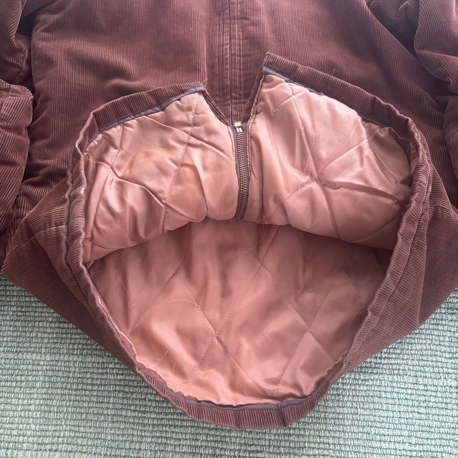 Vintage 1970s 80 Brown Corduroy Zip Up Made In Japan Jacket Sz L Size US L / EU 52-54 / 3 - 6 Thumbnail