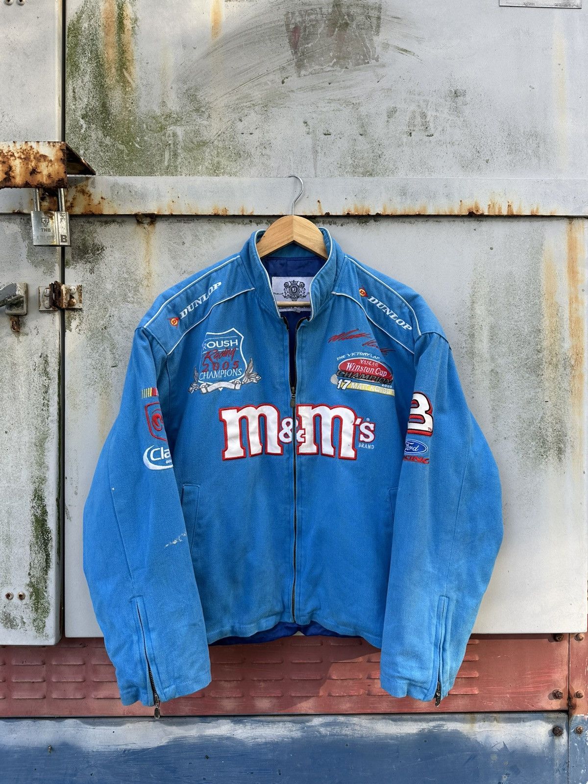 NASCAR 👹Vintage NASCAR M&Ms MATT KENSETH Bomber Jacket Size US M / EU 48-50 / 2 - 3 Thumbnail