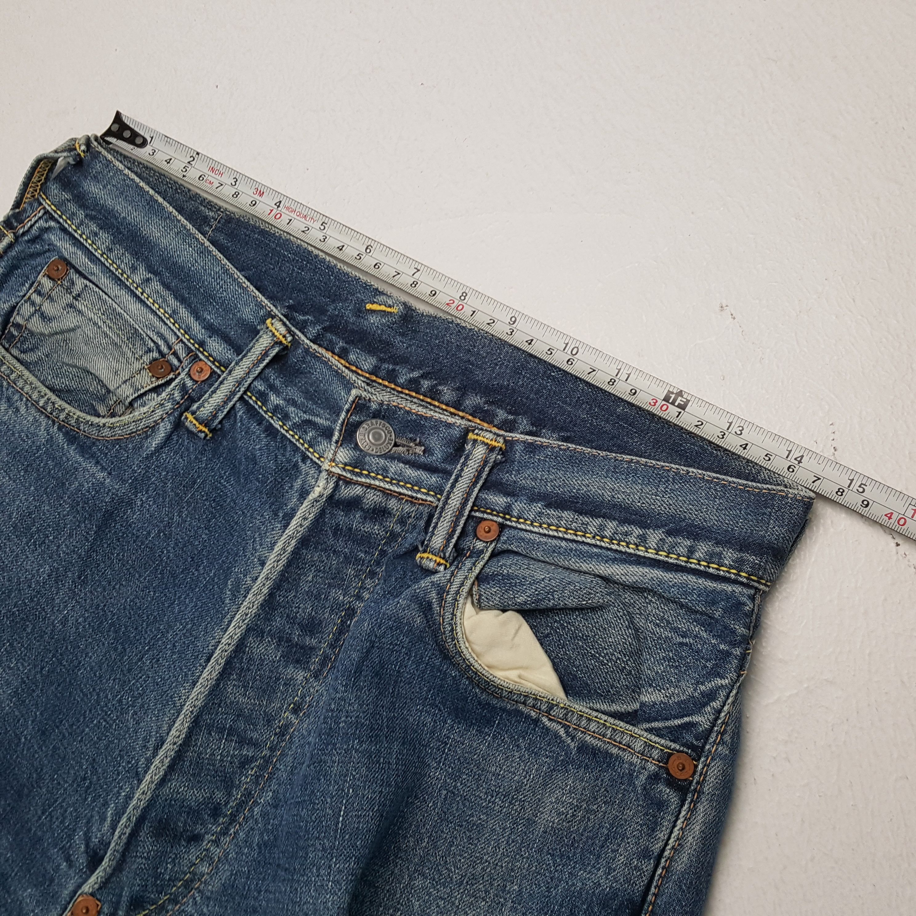 Evisu × Japanese Brand × Vintage Vintage EVISU Japanese Brand Daicock Custom Design Jeans Size US 29 - 7 Thumbnail