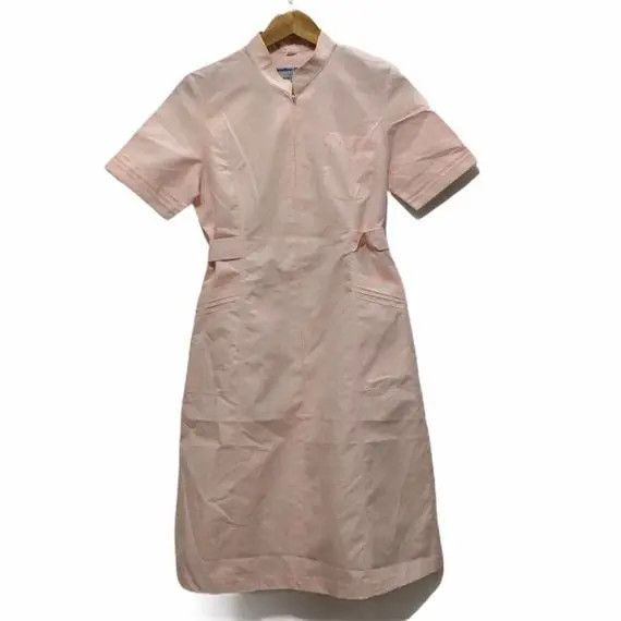 Montblanc Vtg MONTBLANC EPIKOMODO JAPAN Pink Blouse Dress Pocket Shirt Size M / US 6-8 / IT 42-44 - 1 Thumbnail