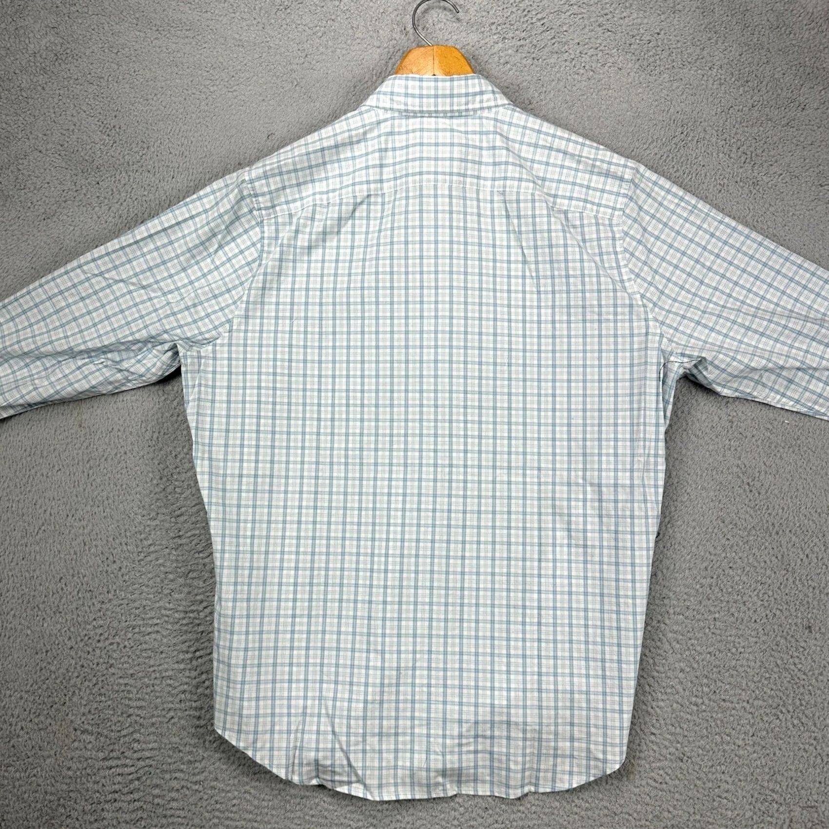 Abercrombie & Fitch Abercrombie & Fitch Stretch Poplin Mens Button-Down Shirt 2XL Blue Plaid NEW Size US XXL / EU 58 / 5 - 4 Thumbnail