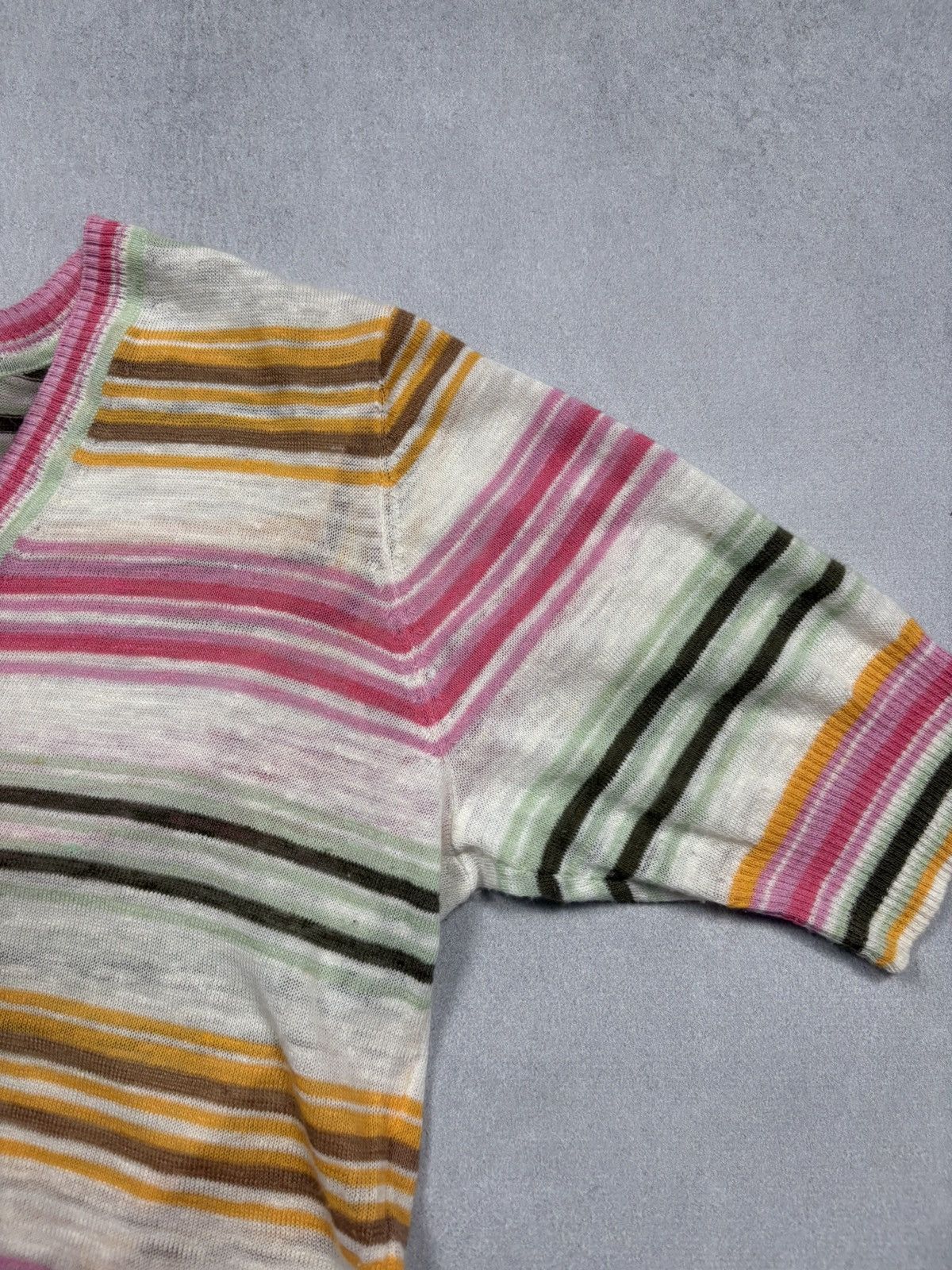 Other MOS MOSH Striped V-Neck Lightweight Knit Top Women’s S Size S / US 4 / IT 40 - 5 Thumbnail