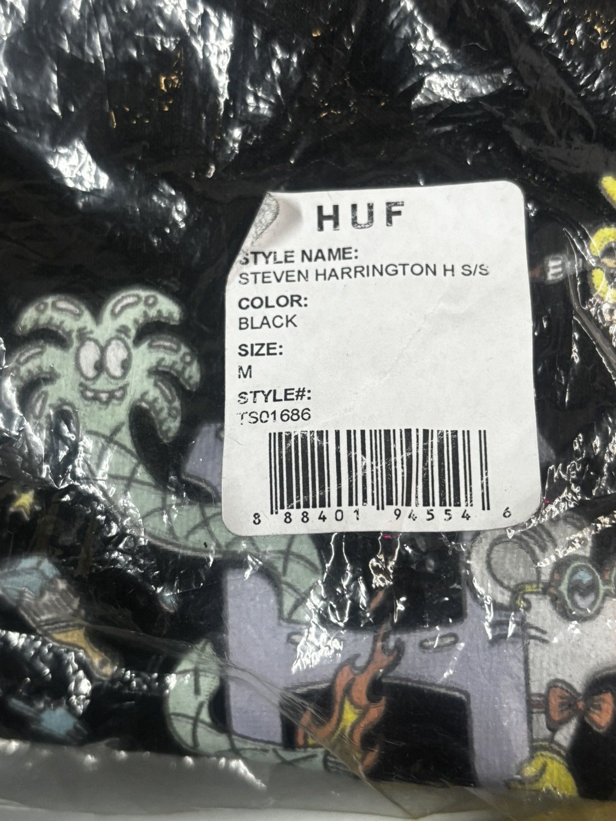 Huf HUF x Steven Harrington H Logo T-shirt (Size Medium) Mello Size US M / EU 48-50 / 2 - 3 Thumbnail