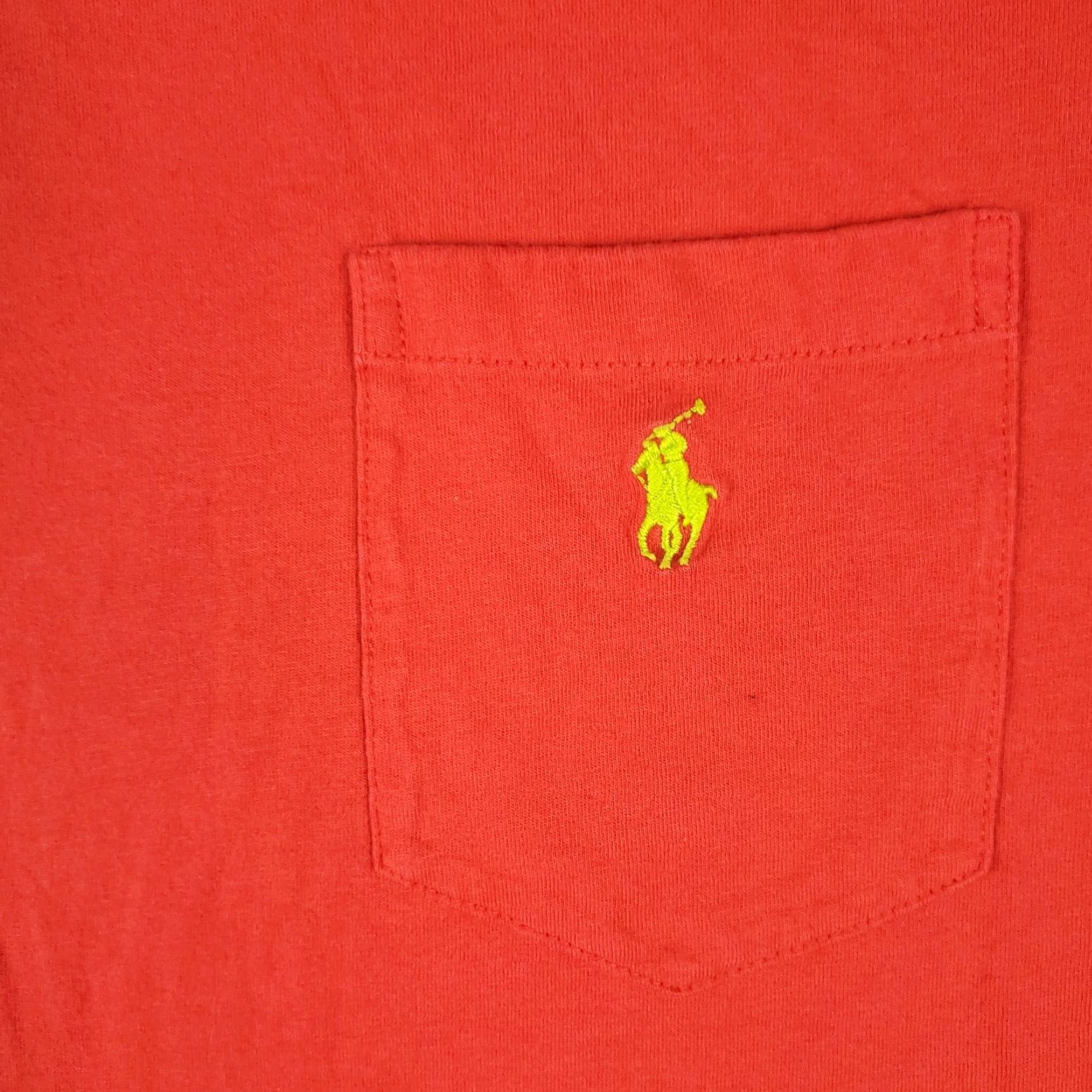 Polo Ralph Lauren Polo Ralph Lauren T-Shirt Mens Medium Red Casual Short Sleeve Crew Neck Size US M / EU 48-50 / 2 - 2 Thumbnail