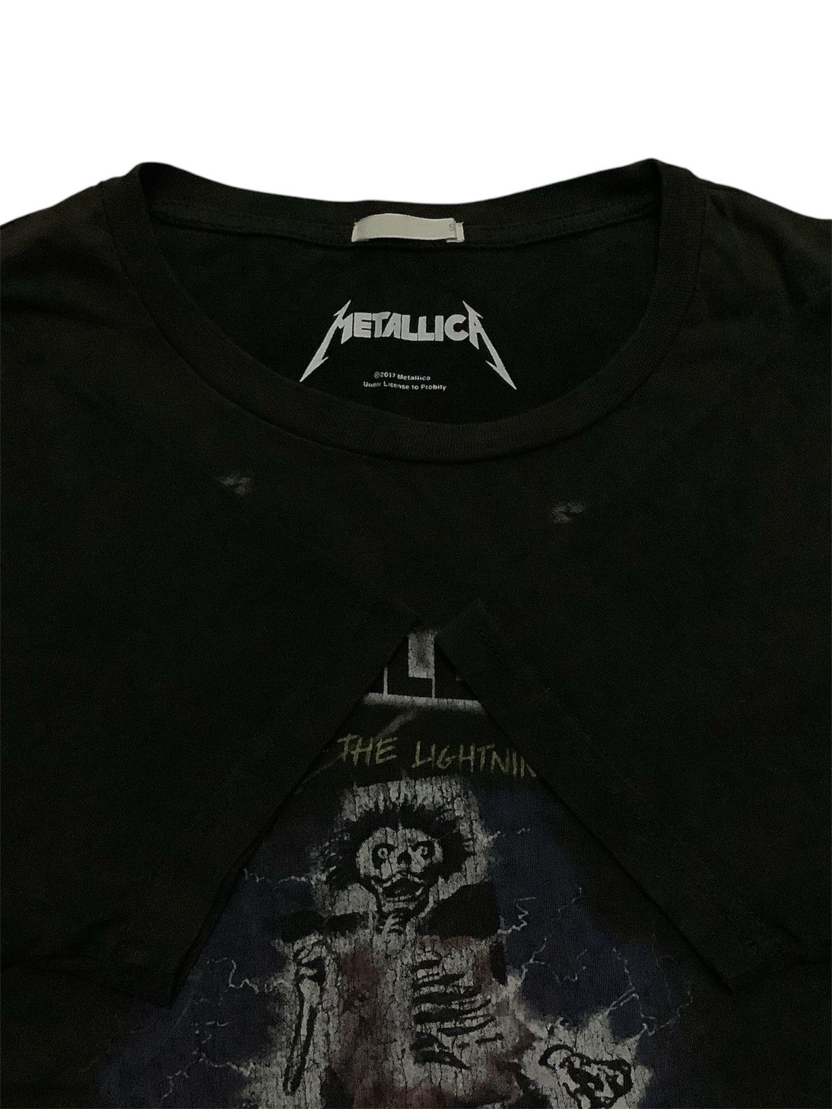 Band Tees × GU × Metallica Metallica Ride the Lightning 1984 Tour Tee Size S / US 4 / IT 40 - 17 Thumbnail