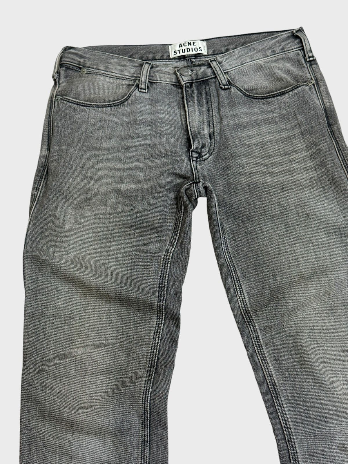 Acne Studios Distressed ACNE STUDIOS Max Vintage Grey Turkey Size US 29 - 4 Thumbnail