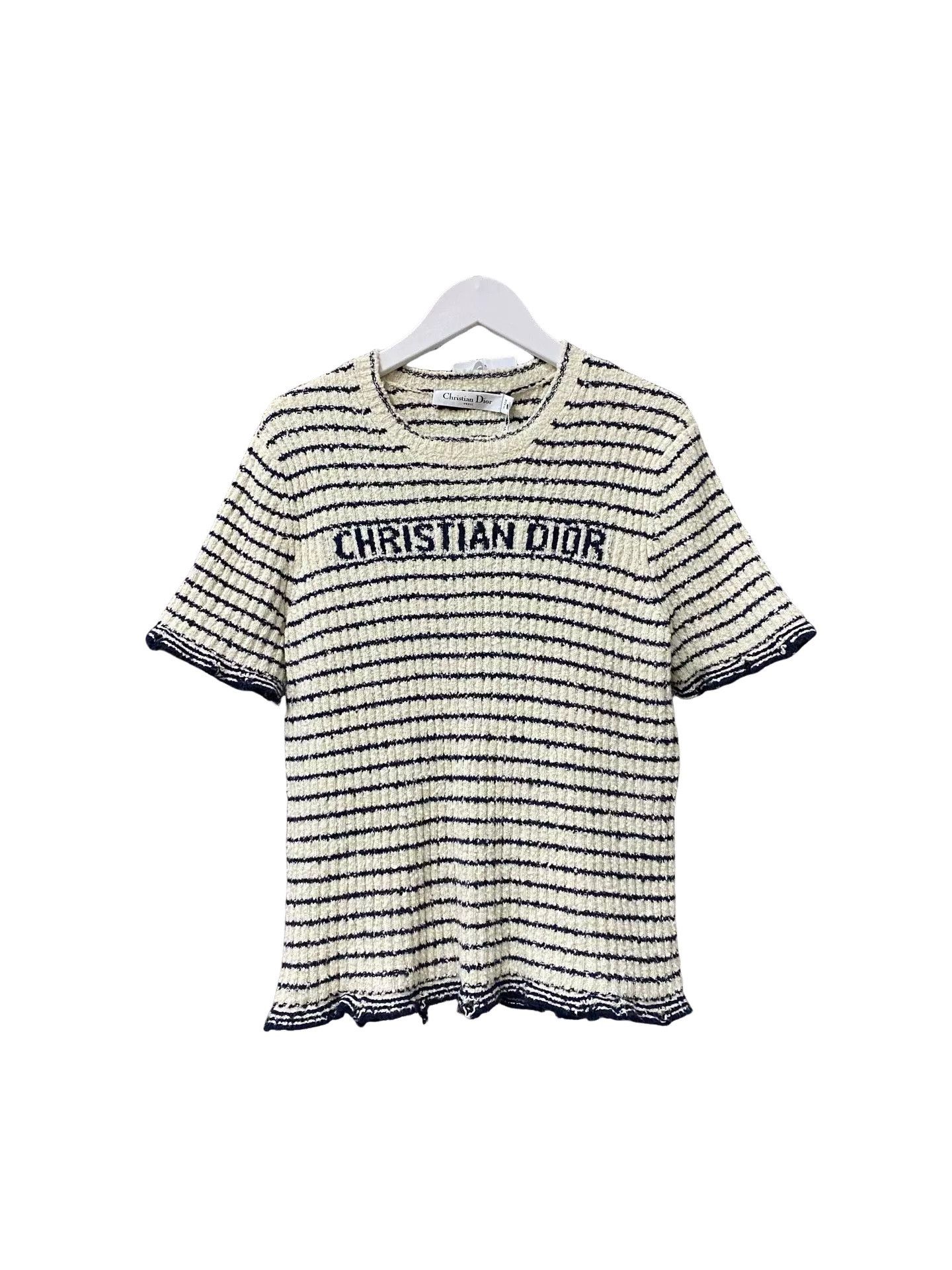 Dior Dior Striped Knit Top Size 42 Size M / US 6-8 / IT 42-44 - 1 Thumbnail