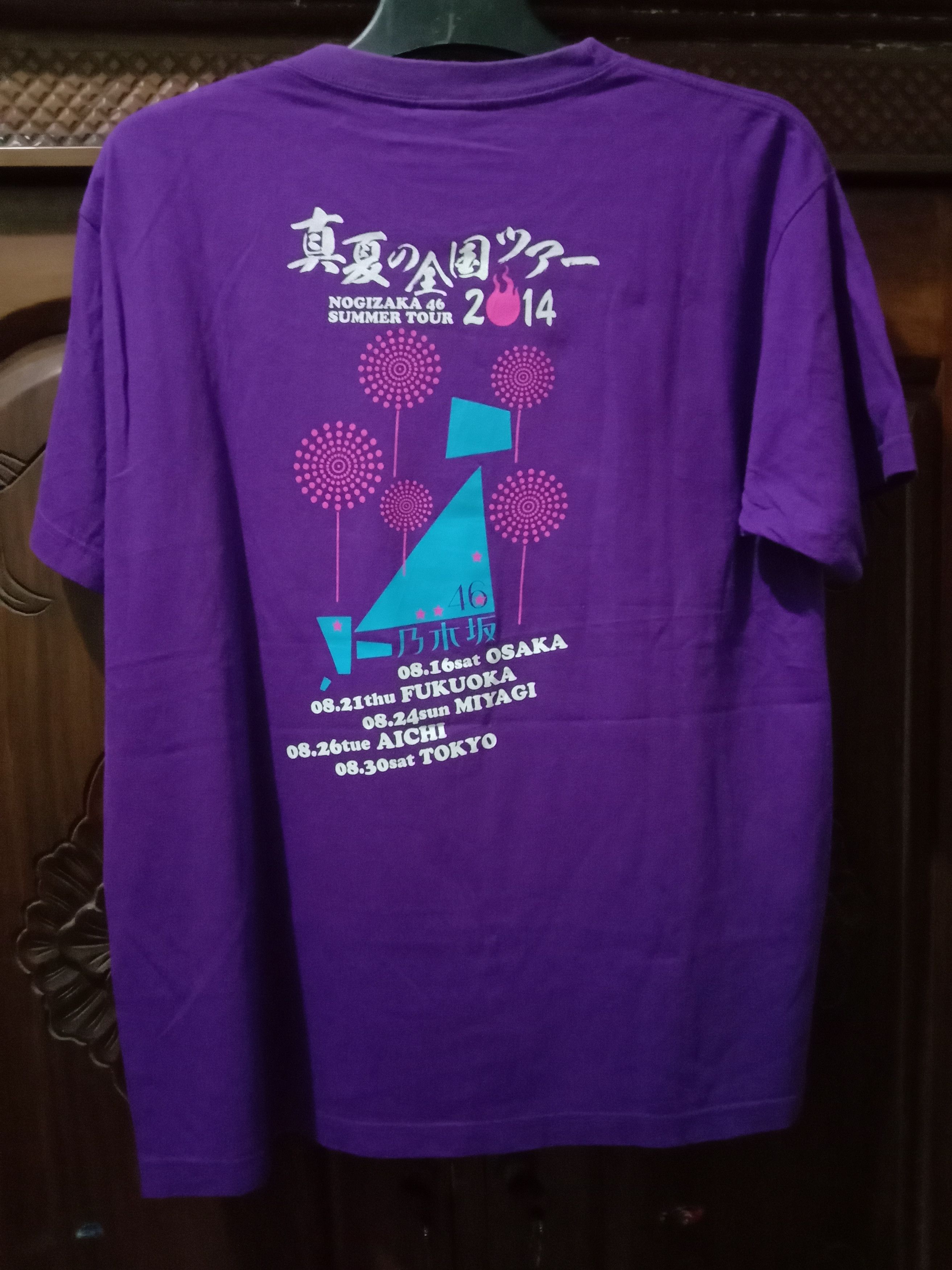 Japanese Brand T-shirt Nogizaka46 Summer Tour 2014 Tokyo Size US L / EU 52-54 / 3 - 3 Thumbnail