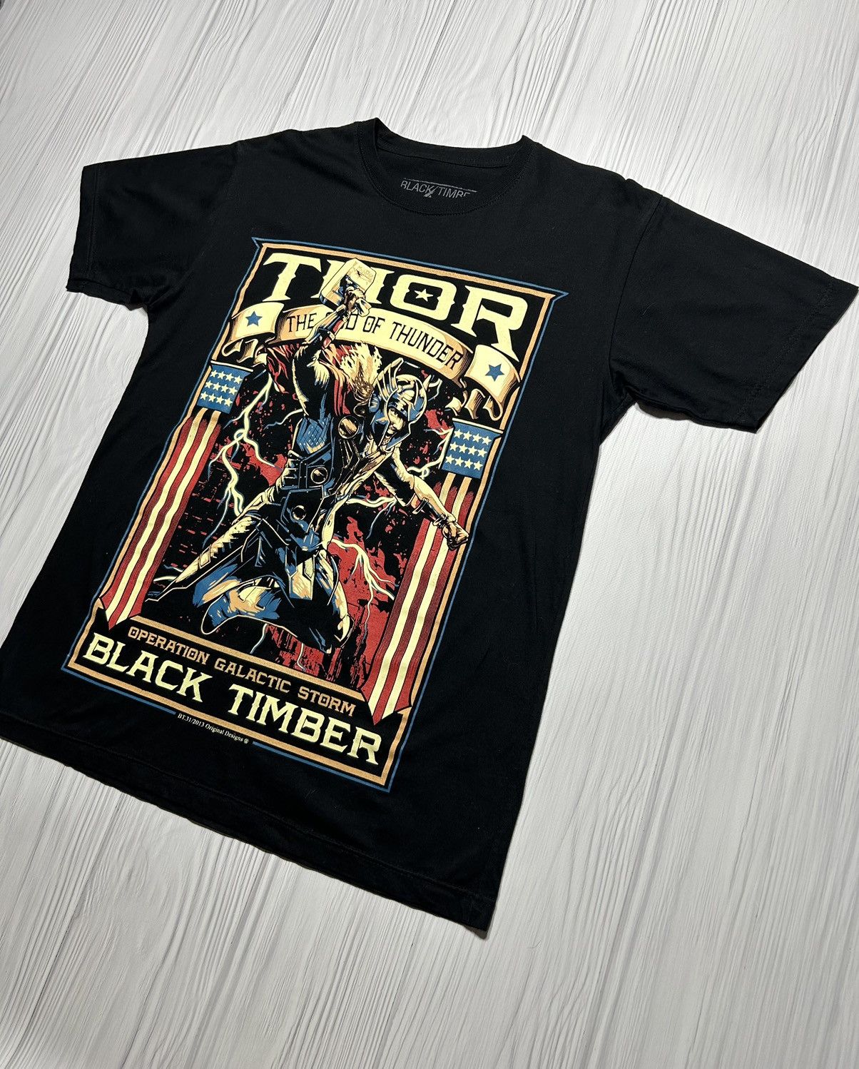 Marvel Comics Thor The God Of Thunder Balck Timber 2013 T-Shirt Size US L / EU 52-54 / 3 - 2 Thumbnail