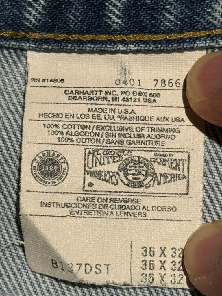 Carhartt Vintage Carhartt Faded Cutoff Jean Shorts Size US 36 / EU 52 - 5 Thumbnail