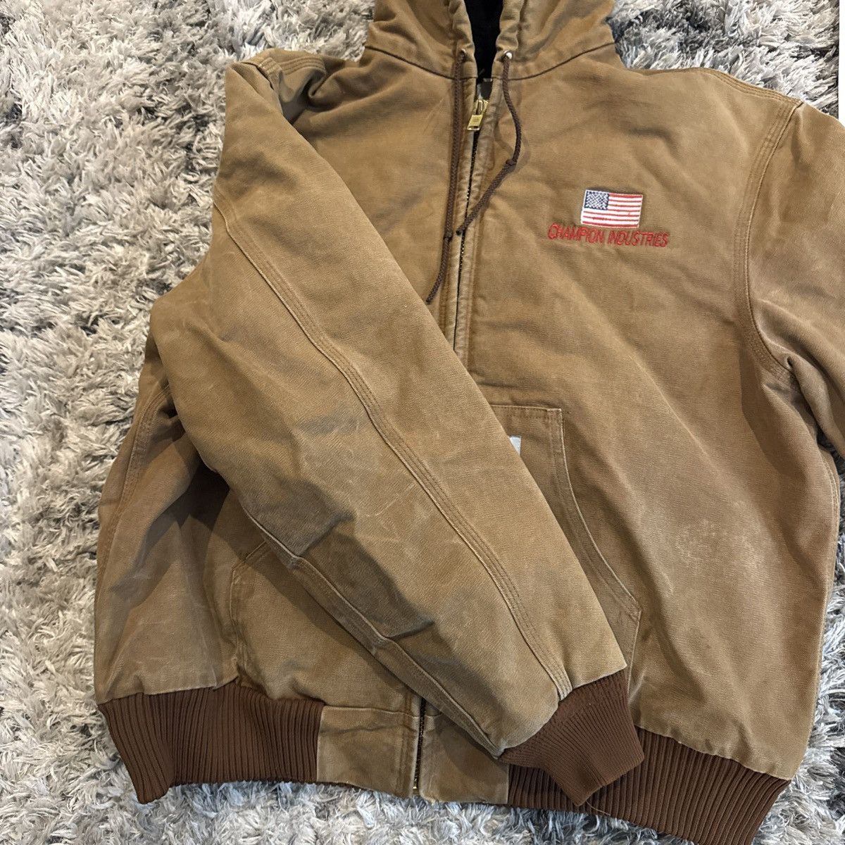 Carhartt Vintage 00s Carhartt Brown J04 BRN Workwear Jacket Men’s XL Size US XL / EU 56 / 4 - 11 Thumbnail