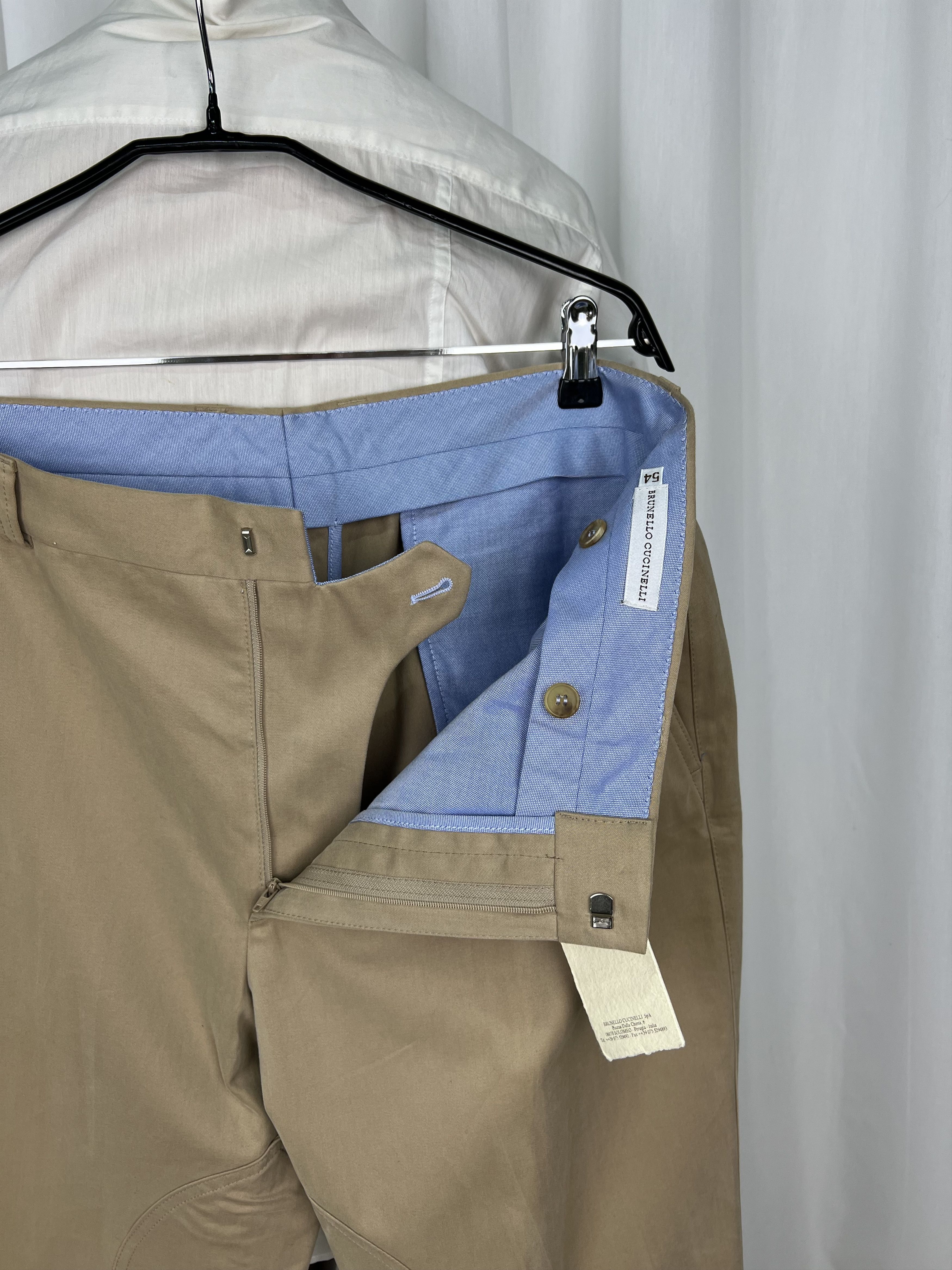 Brunello Cucinelli NWT Premium Cotton Slim Cargo Pants Size US 38 / EU 54 - 4 Thumbnail