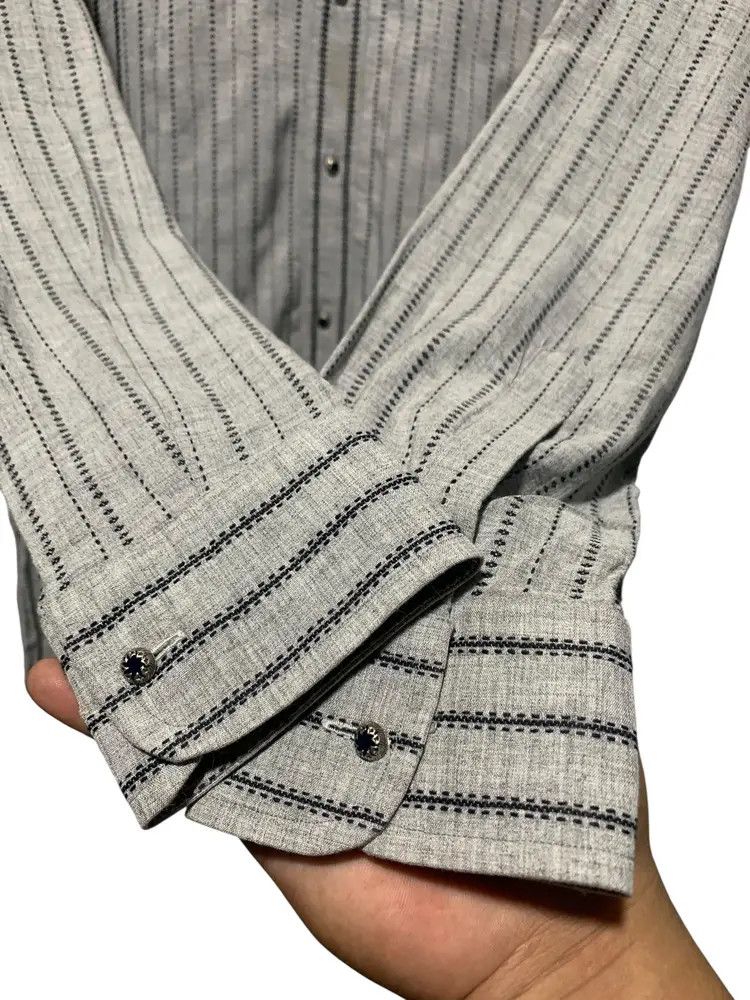 Givenchy Vintage Givenchy stitches stripe shirt Size US M / EU 48-50 / 2 - 2 Thumbnail