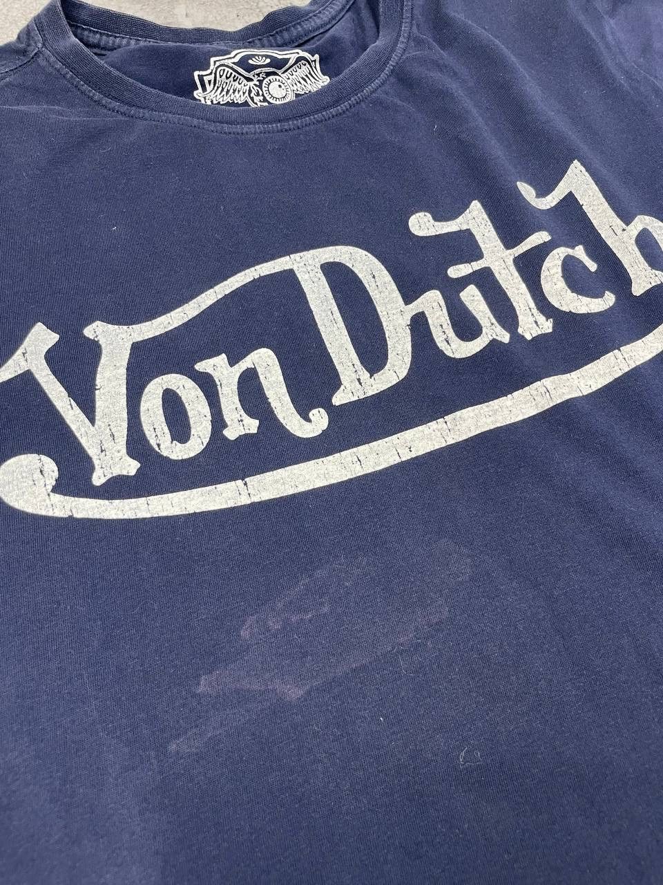Von Dutch Von Dutch Men Cotton T-Shirt Navy Blue Size M Size US M / EU 48-50 / 2 - 4 Thumbnail