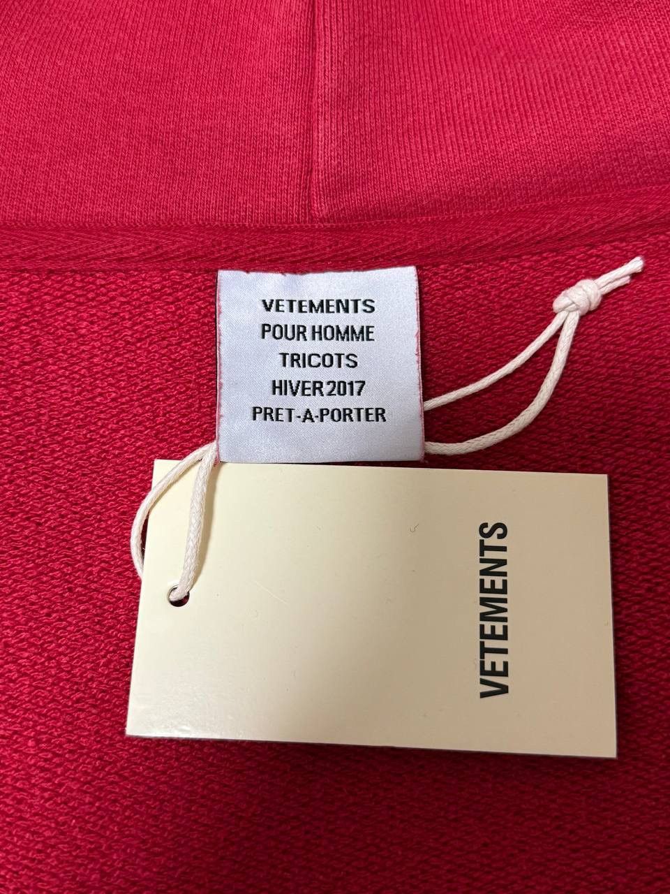 Vetements VETEMENTS EXCLUSIVE SV COLLABORATION RED USSR HOODIE Size US XS / EU 42 / 0 - 6 Thumbnail