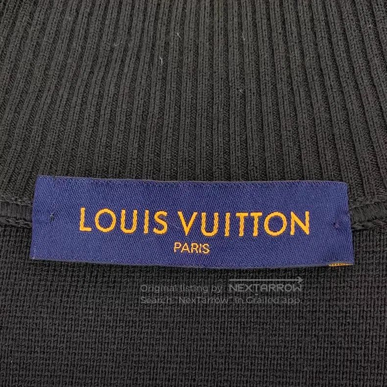 Louis Vuitton Louis Vuitton Black Cow Leather Embroidered Stand-Up Zip C Size US M / EU 48-50 / 2 - 5 Thumbnail