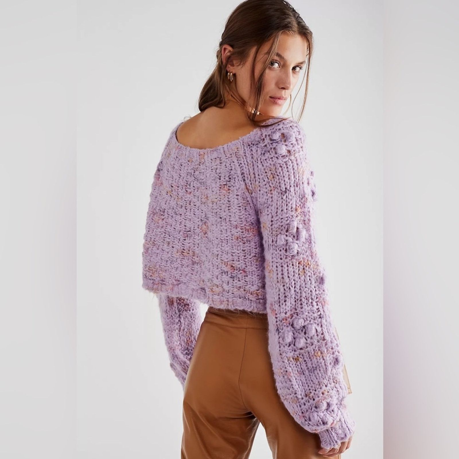 Free People 🎉LAST CHANCE🎉FREE PEOPLE Sunset Cloud Pullover Size S / US 4 / IT 40 - 4 Thumbnail