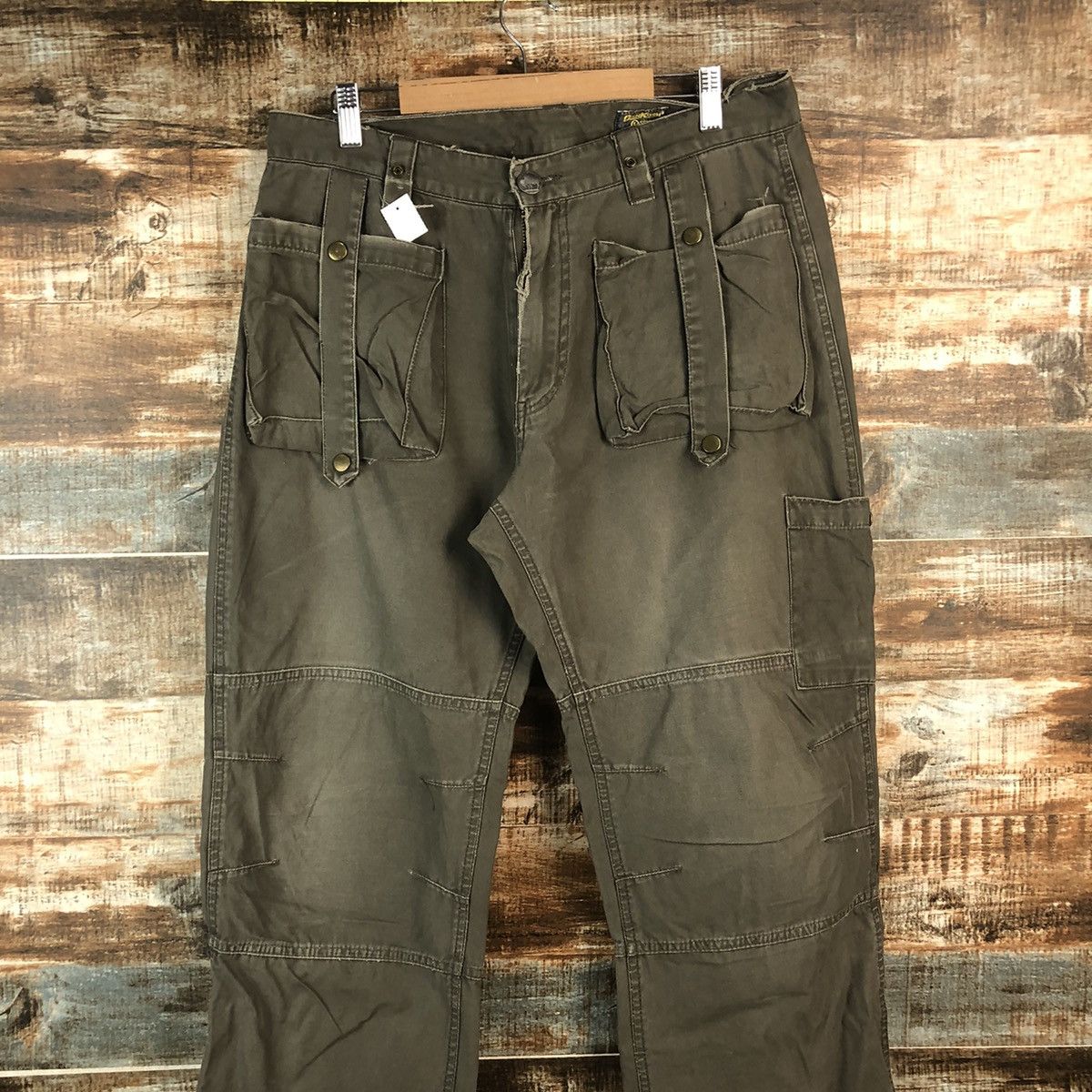 Japanese Brand × Oshkosh DL Oshkosh Green Cargo Multipocket Pants #C670 Size US 30 / EU 46 - 2 Thumbnail