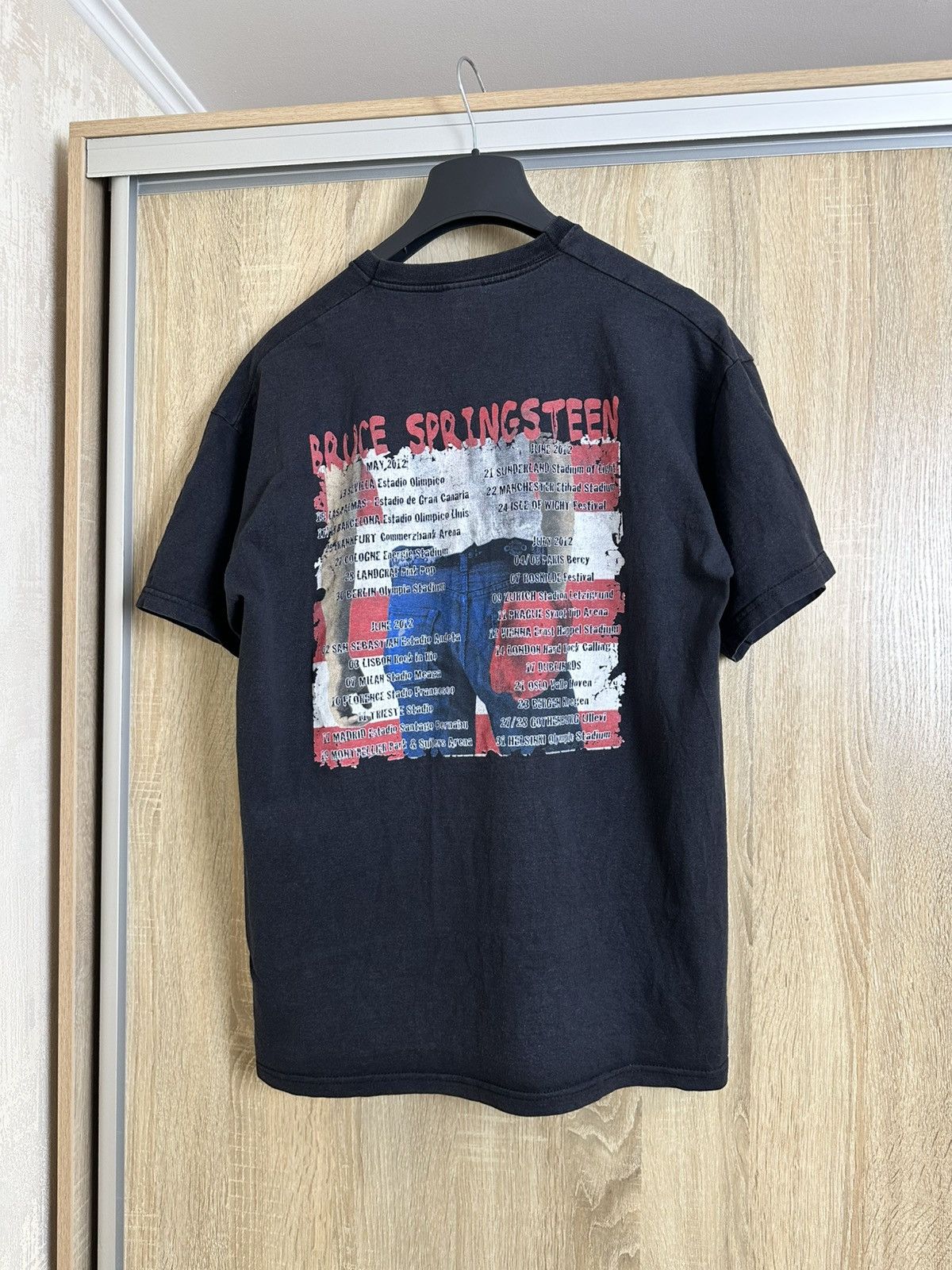 Vintage 🔥 Vintage Bruce Springsteen Born in The USA Rock T Shirt Size US L / EU 52-54 / 3 - 2 Thumbnail
