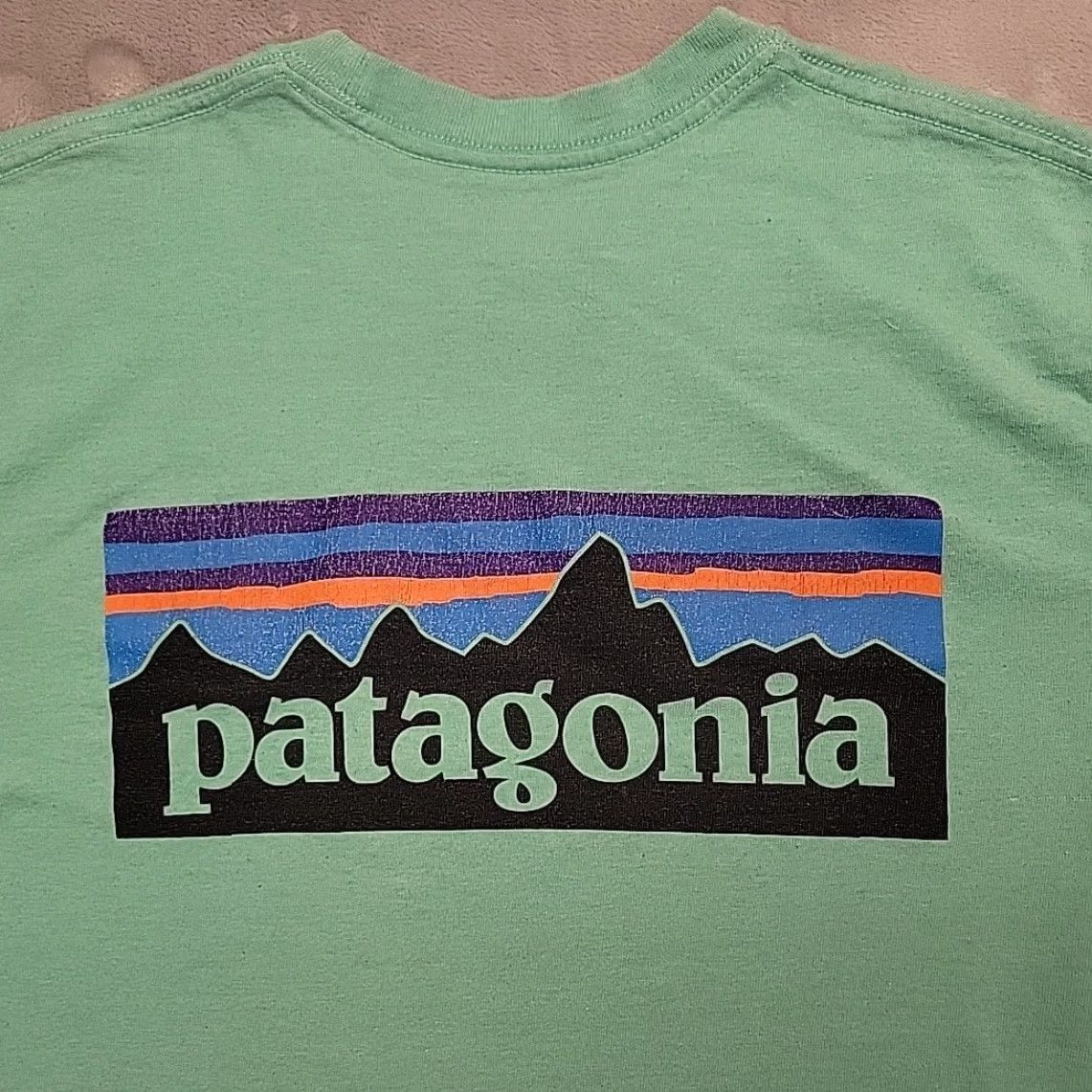 Patagonia VINTAGE Patagonia Shirt Men S Green Responsibili-tee Long Sleeve Recycled Fair Trade TEE Size US S / EU 44-46 / 1 - 7 Thumbnail