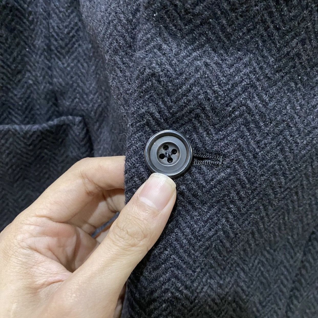 Burberry Vintage Burberrys Prorsum WoolSilk HerringboneMandarinCollar Size US M / EU 48-50 / 2 - 10 Thumbnail