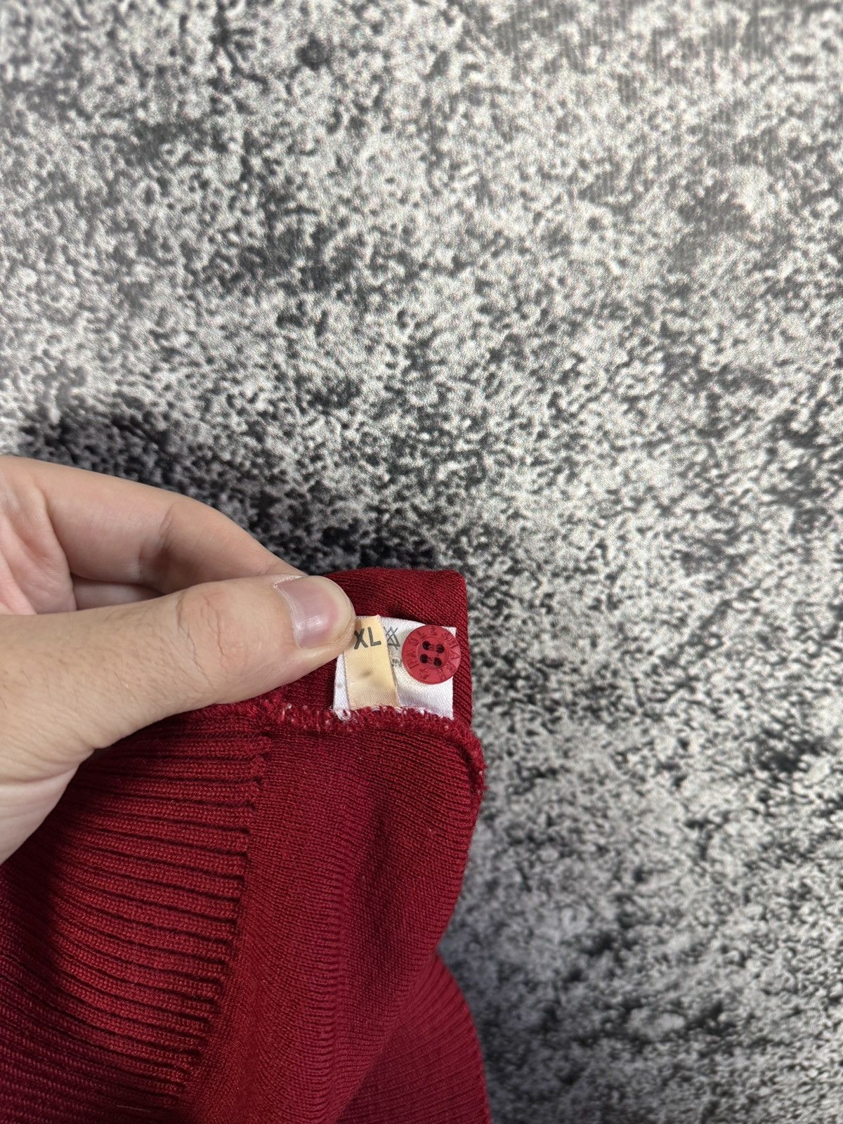 Paul & Shark Paul Shark Wool Sweater Red Henley Knit Made In Italy XL Size US XL / EU 56 / 4 - 10 Thumbnail