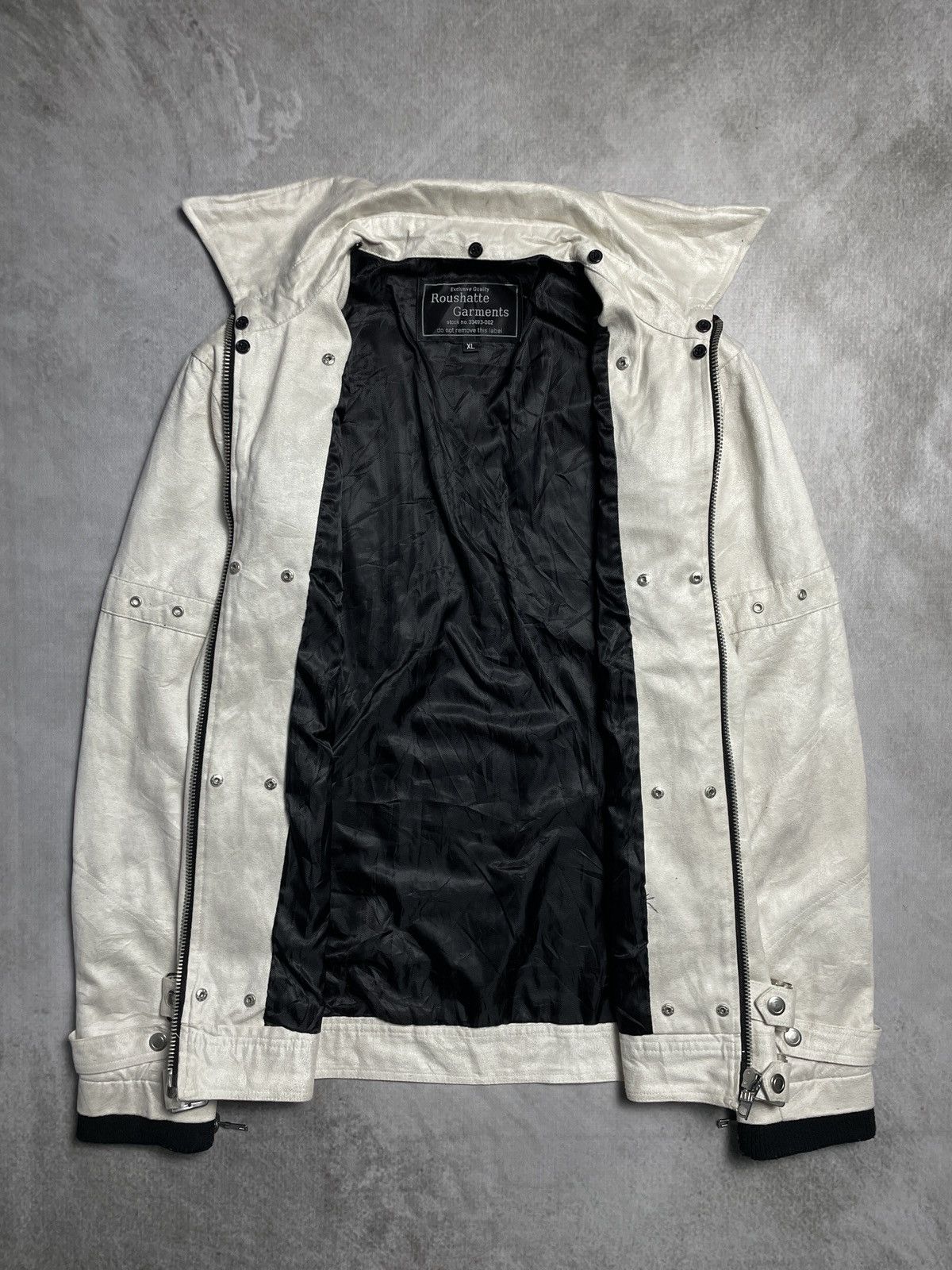 If Six Was Nine 2000’s Roushatte - Vkei Style Riders Jacket Size US M / EU 48-50 / 2 - 7 Thumbnail