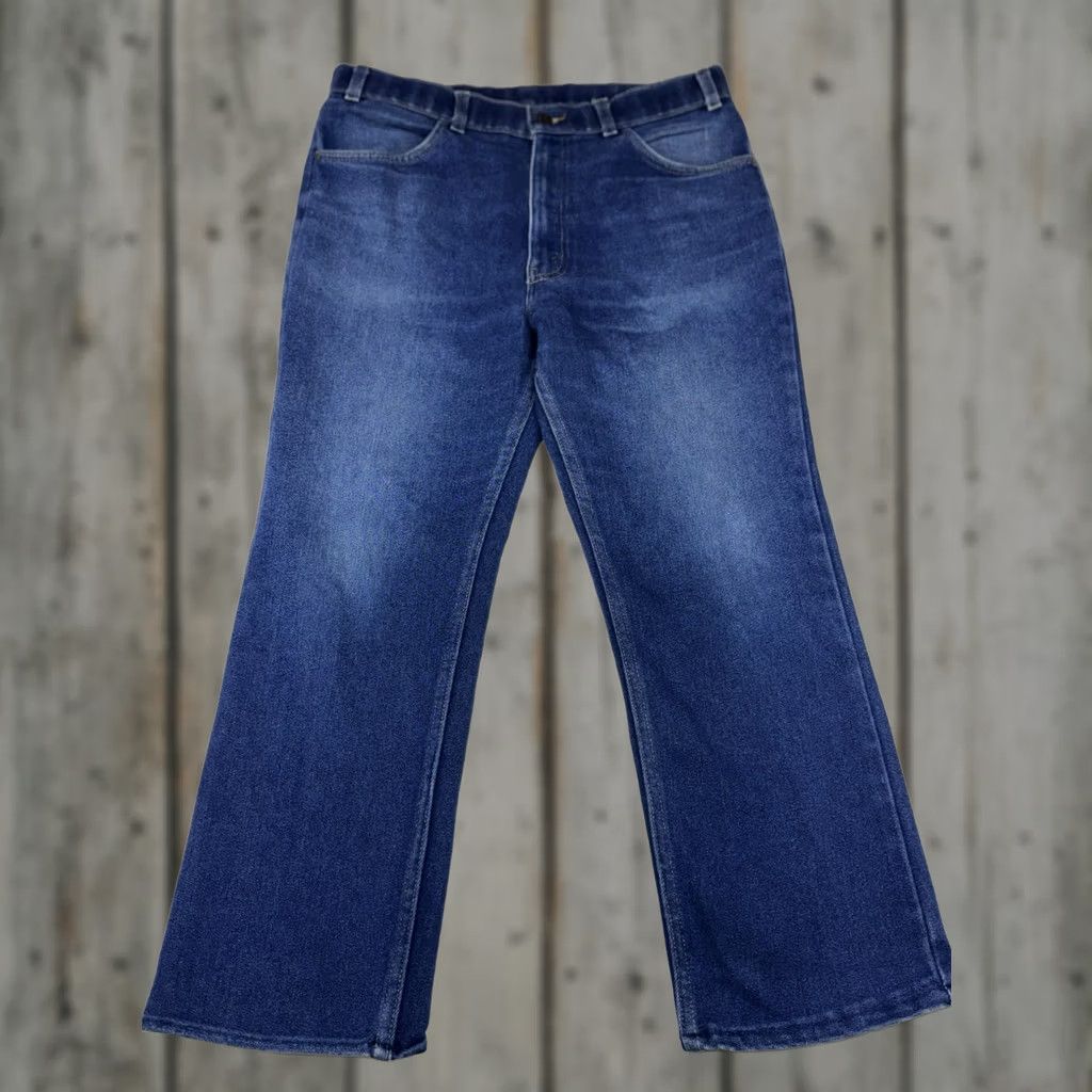Levi's VINTAGE Levi's 549 Jeans Blue Tab Denim Mens 34x26 80s 1986 Made In USA Straight High Rise Denim Jeans Men USA 80s Retro Classic Size US 34 / EU 50 - 1 Thumbnail