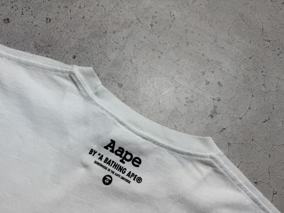 Aape Aape A Bathing Ape Bape T-Shirt Big Logo White Luxury Size L Size US L / EU 52-54 / 3 - 12 Thumbnail
