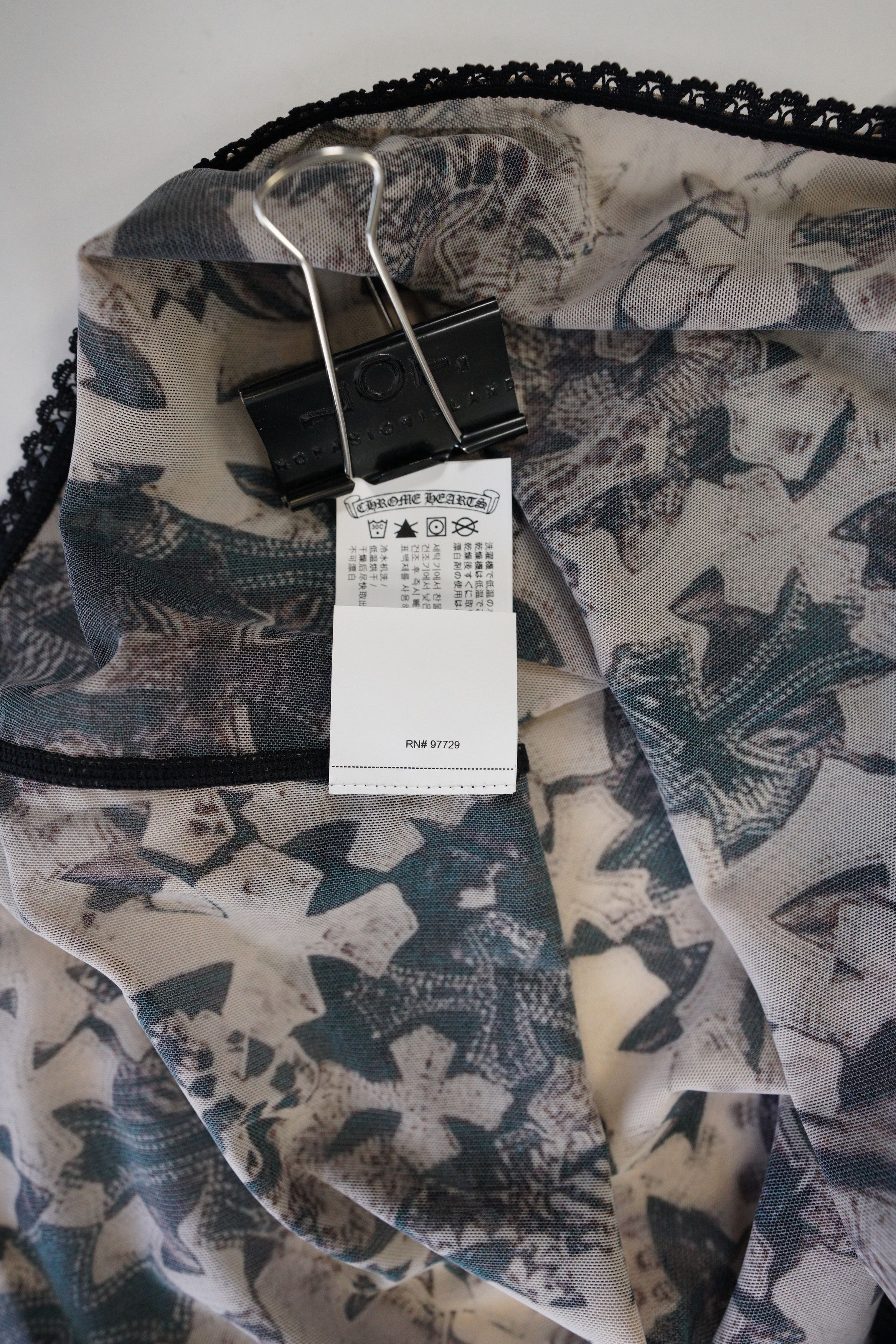 Chrome Hearts Chrome Hearts Waterfall Cross Print Sheer Mesh Dress Size M / US 6-8 / IT 42-44 - 18 Thumbnail