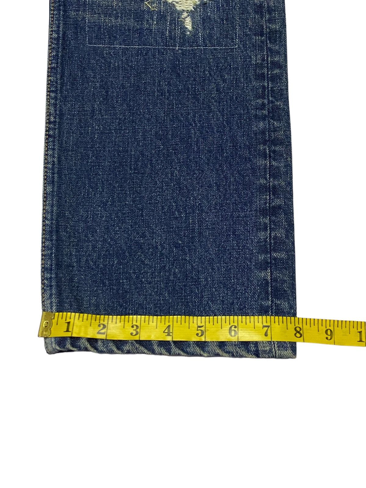 Hysteric Glamour × If Six Was Nine × Japanese Brand RNA Patchwork Distressed Denim Pants Size US 32 / EU 48 - 9 Thumbnail
