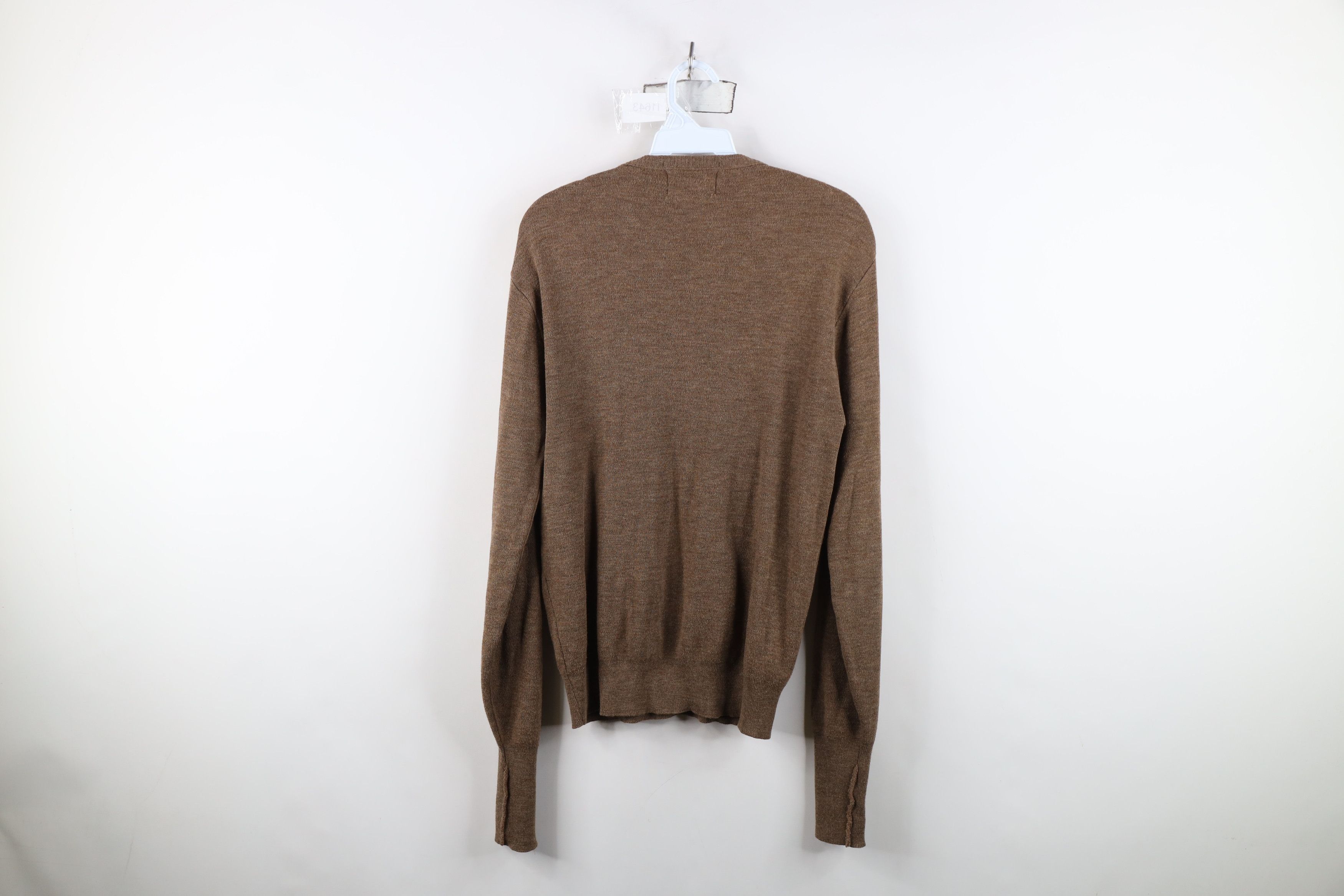 Vintage Vintage 70s Streetwear Equestrian Knit Sweater Brown USA Size M / US 6-8 / IT 42-44 - 10 Thumbnail
