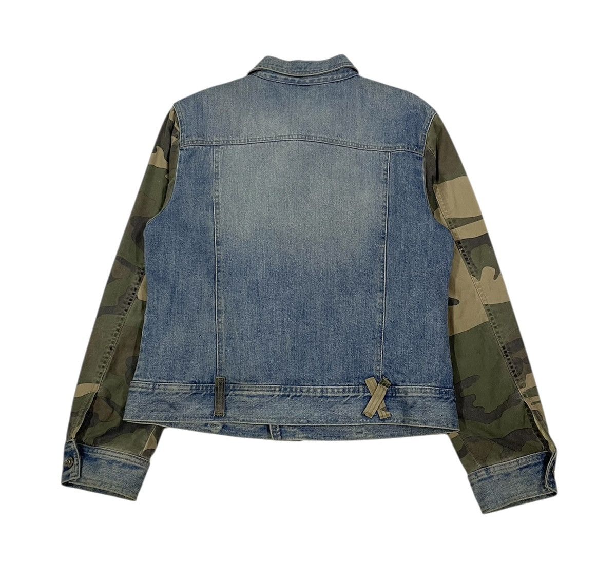Dolce & Gabbana Y2K Dolce&Gabbana Denim Camo Jacket Size US L / EU 52-54 / 3 - 4 Thumbnail