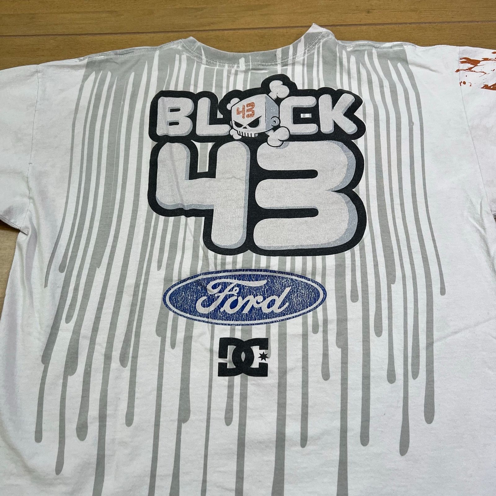 Vintage DC Shoes Ken Block 43 Graphic T-Shirt White Drip Ford Men XL Size US XL / EU 56 / 4 - 10 Thumbnail