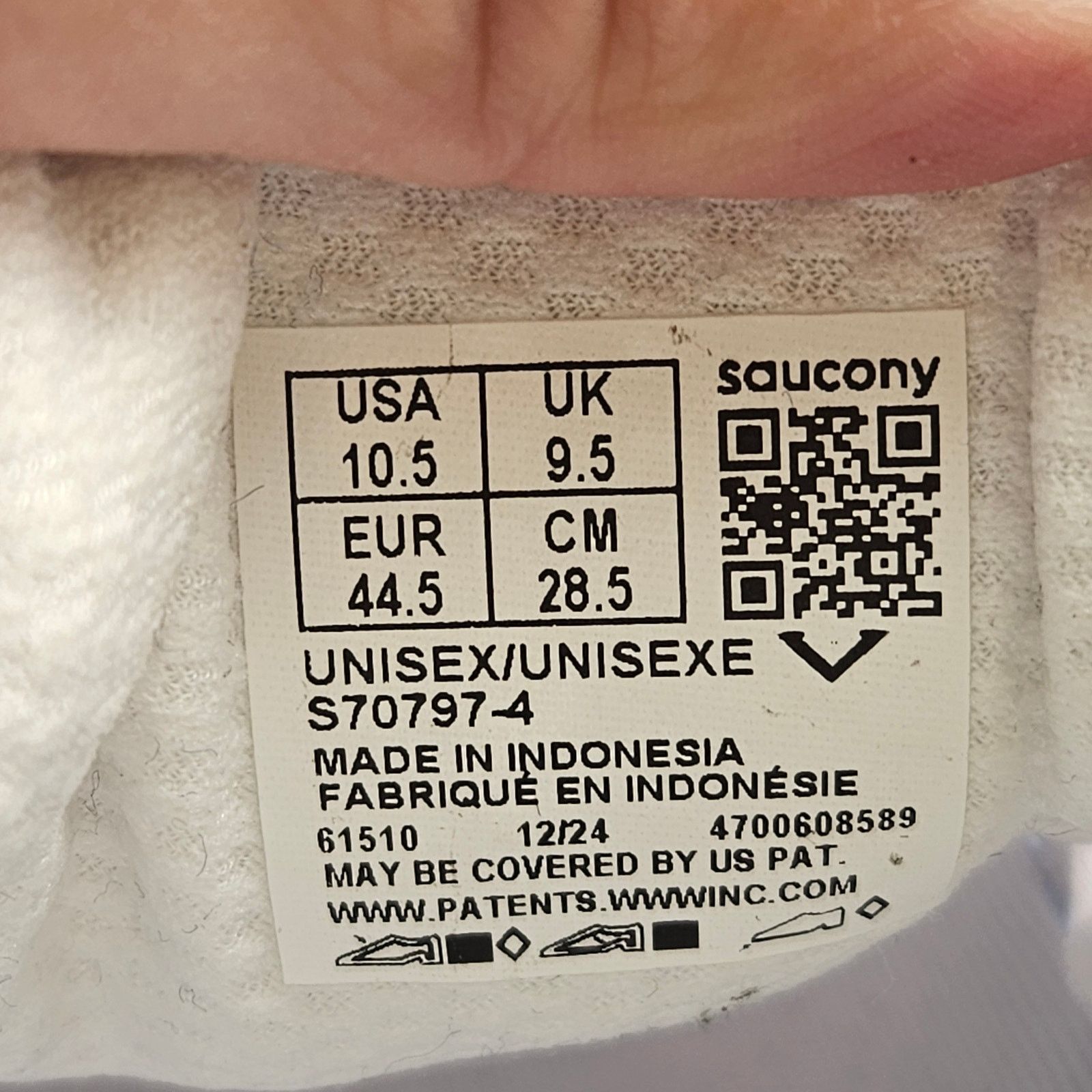 Saucony SAUCONY MEN'S 10.5 GRID NXT WHITE RUNNING SNKR S70797-4 NWOB Size US 10.5 / EU 43-44 - 6 Thumbnail
